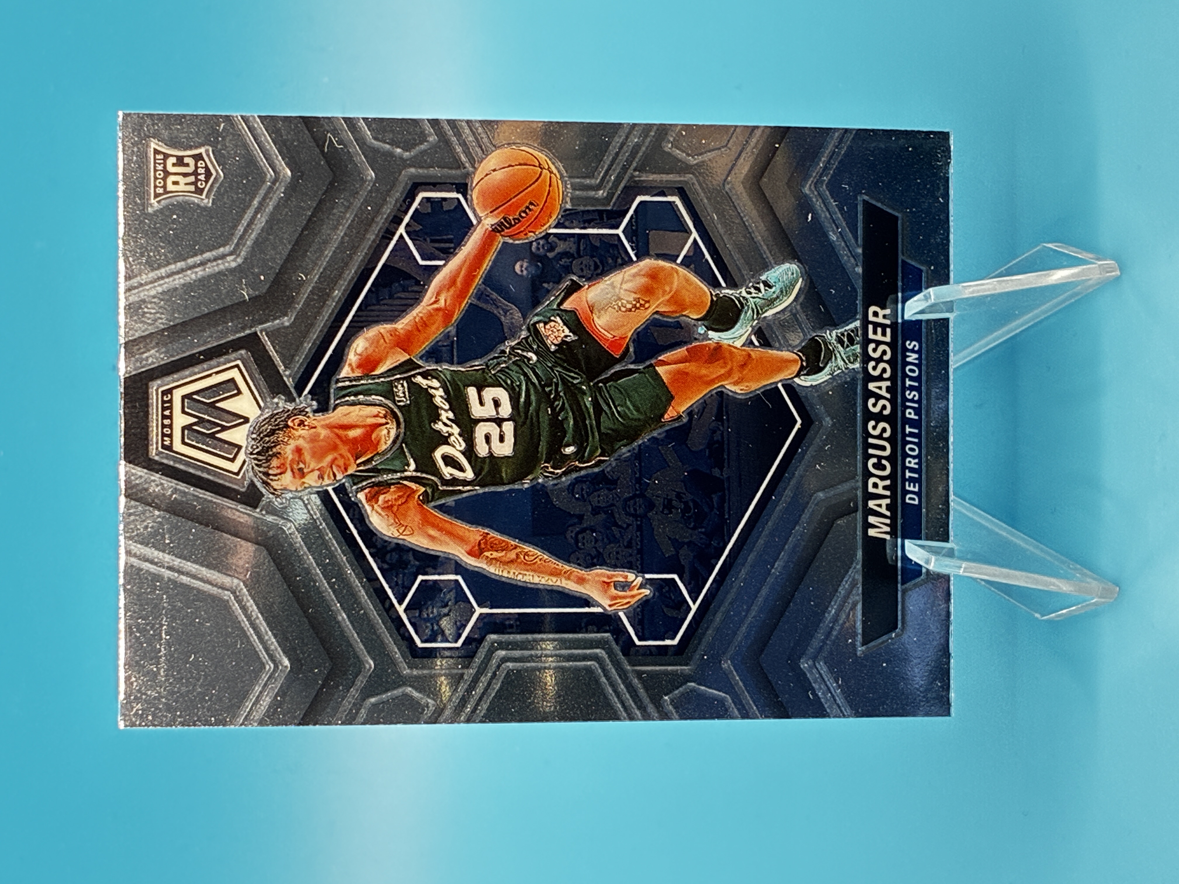 2023/2024 Panini Mosaic Marcus Sasser #229 Detroit Pistons – Vorderseite