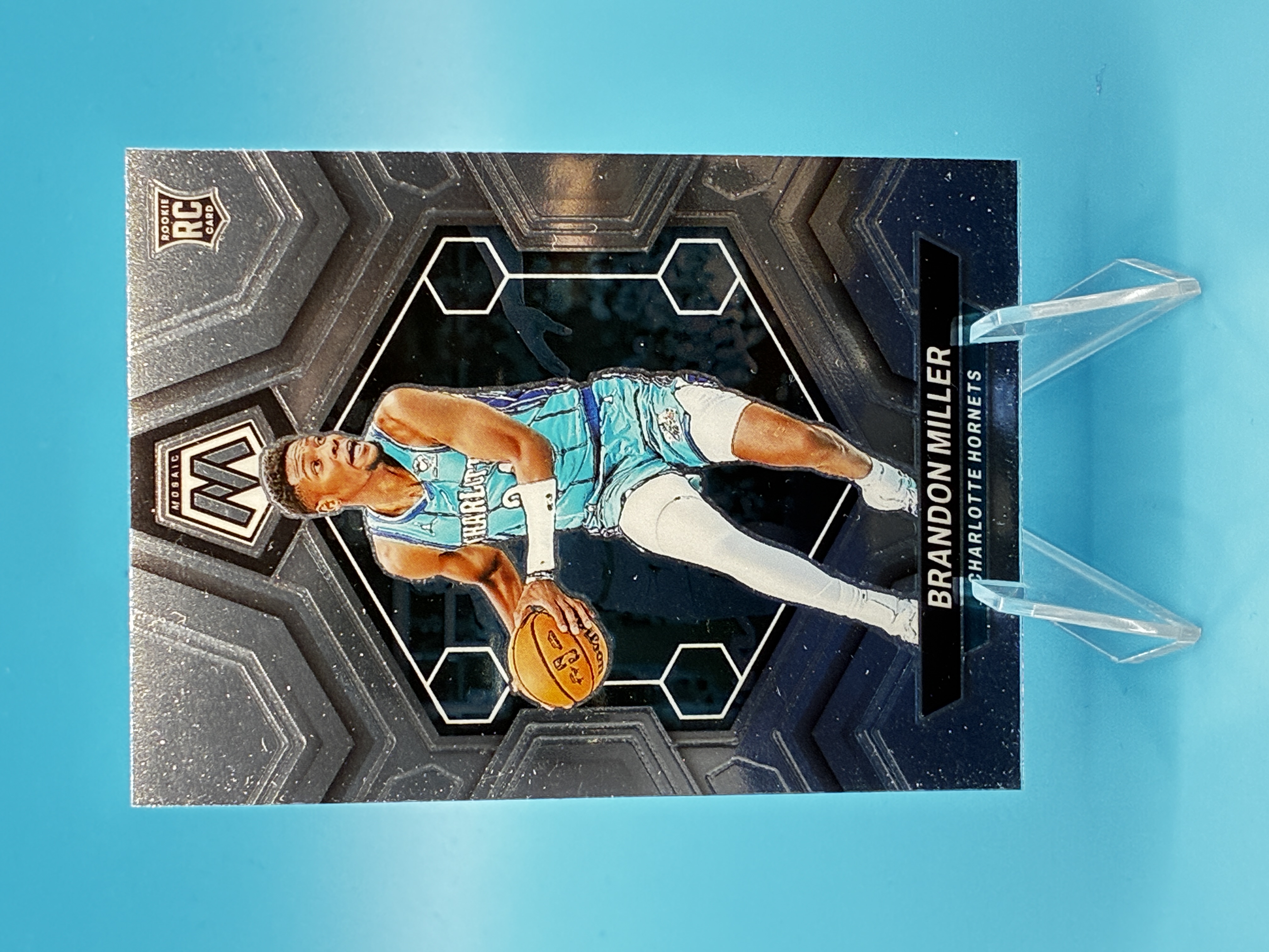 2023/2024 Panini Mosaic Brandon Miller #202 Charlotte Hornets – Vorderseite