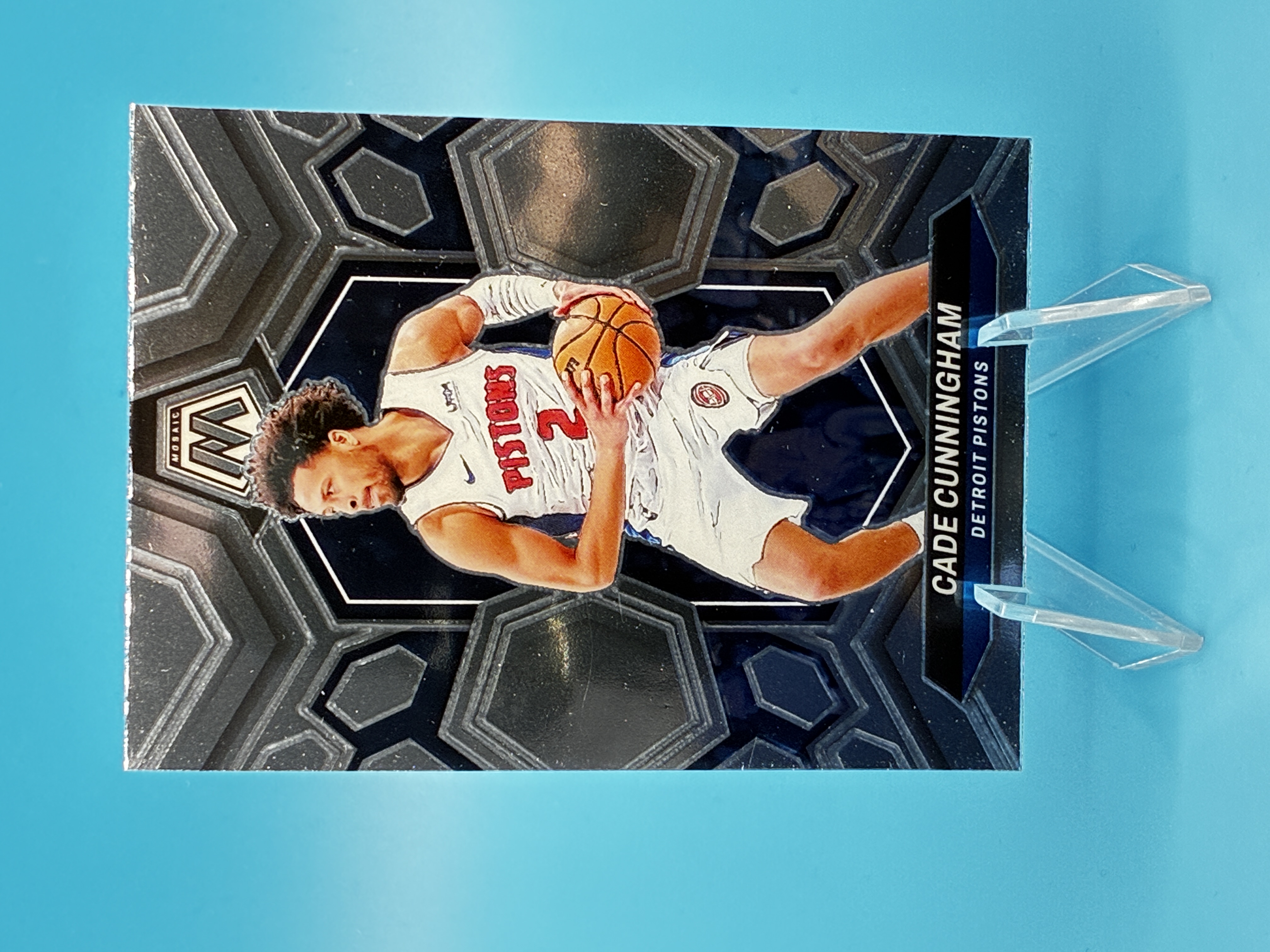 2023/2024 Panini Mosaic Cade Cunningham #81 Detroit Pistons – Vorderseite