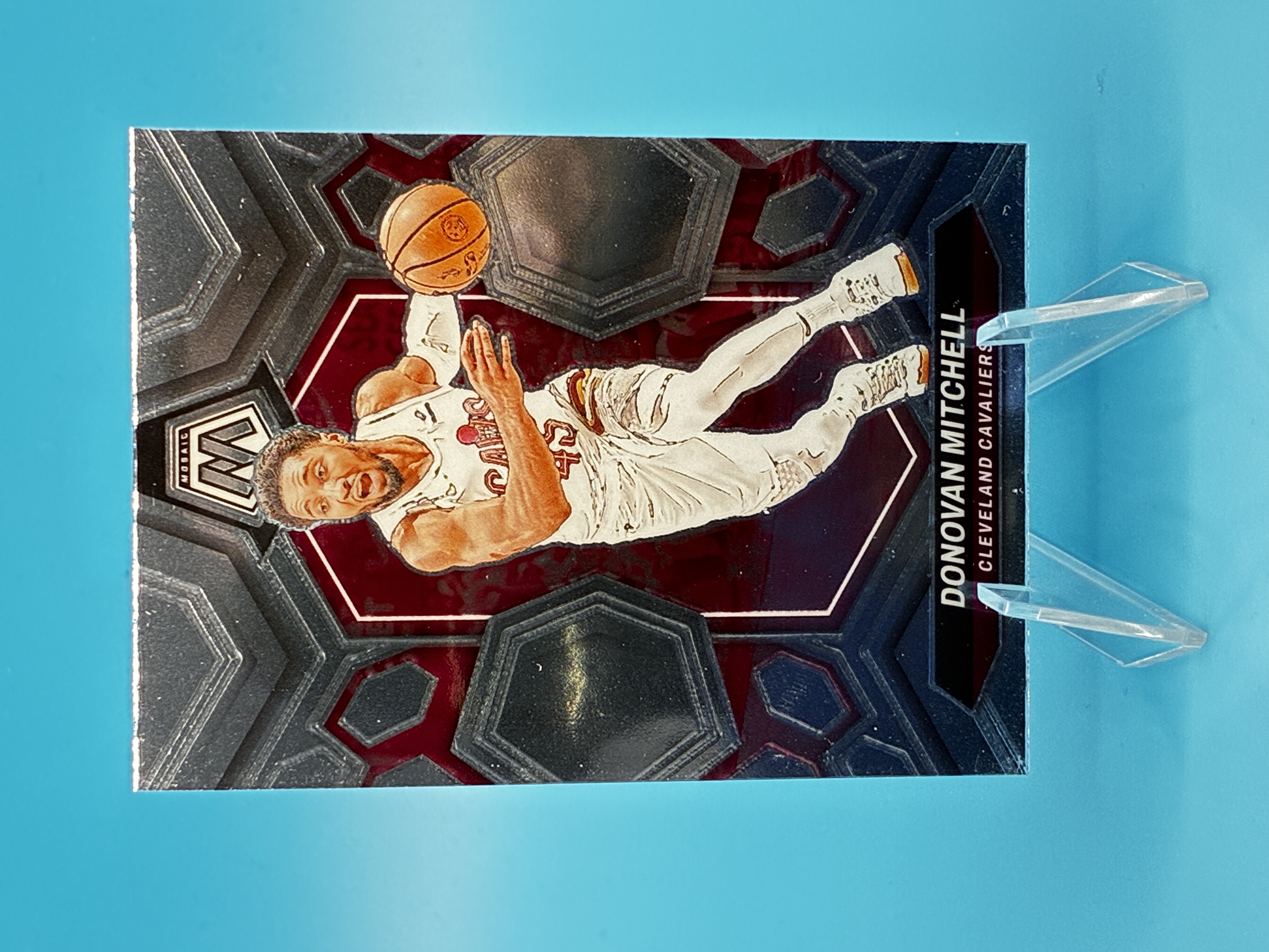 2023/2024 Panini Mosaic Donovan Mitchell #143 Cleveland Cavaliers – Vorderseite