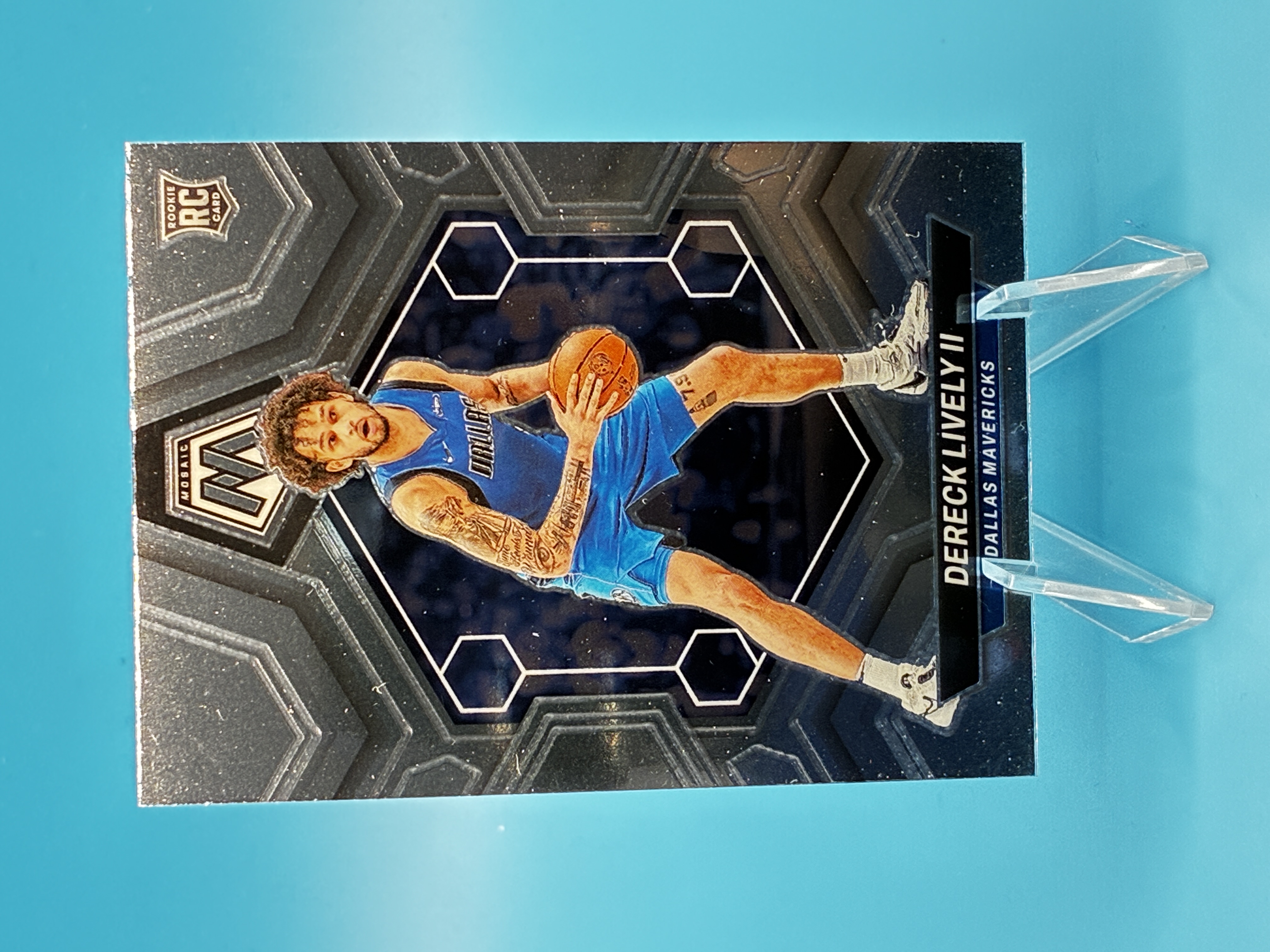 2023/2024 Panini Mosaic Dereck Lively II #248 Dallas Mavericks – Vorderseite