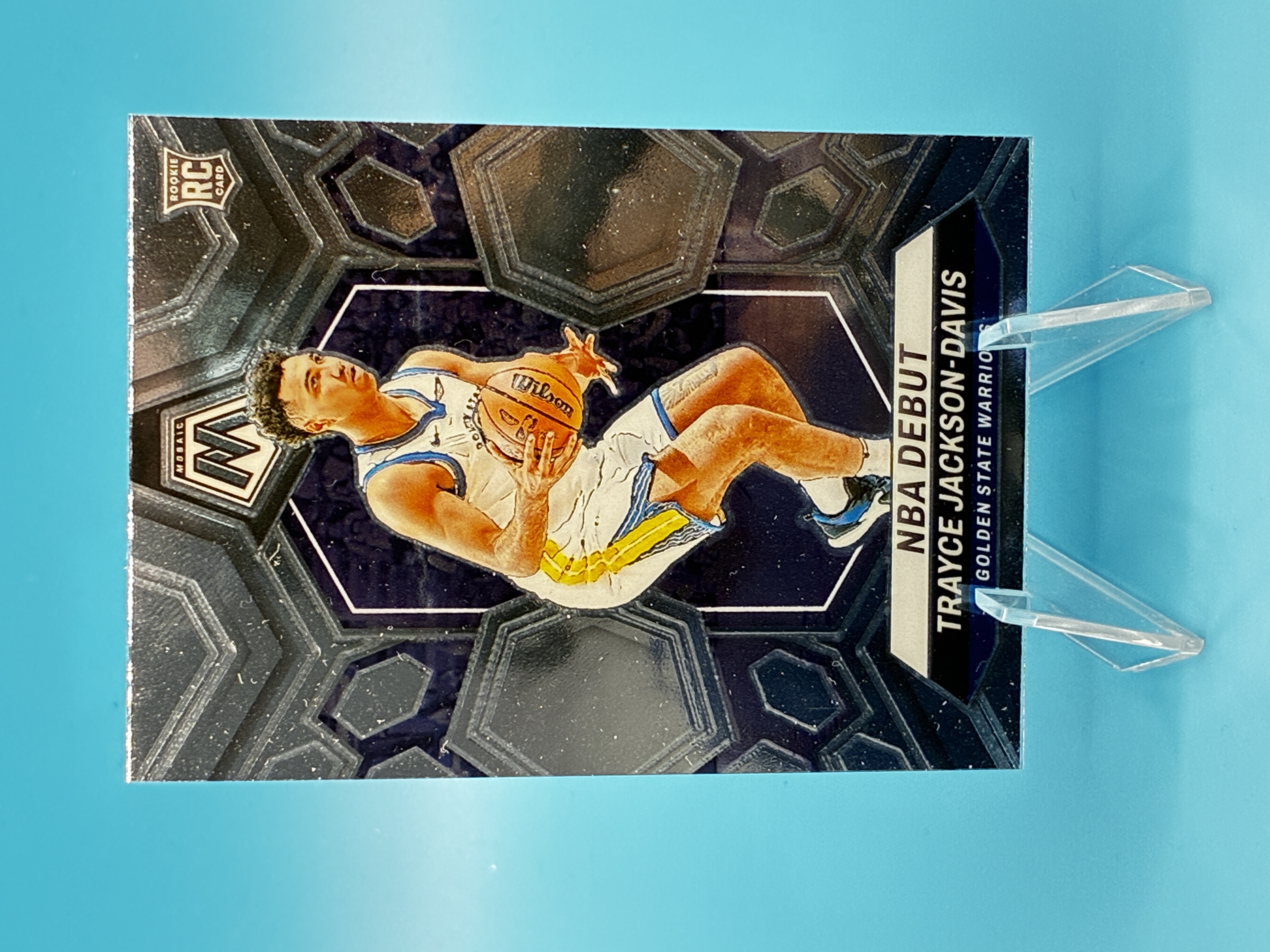 2023/2024 Panini Mosaic Trayce Jackson-Davis NBA Debut #254 Golden State Warriors – Vorderseite