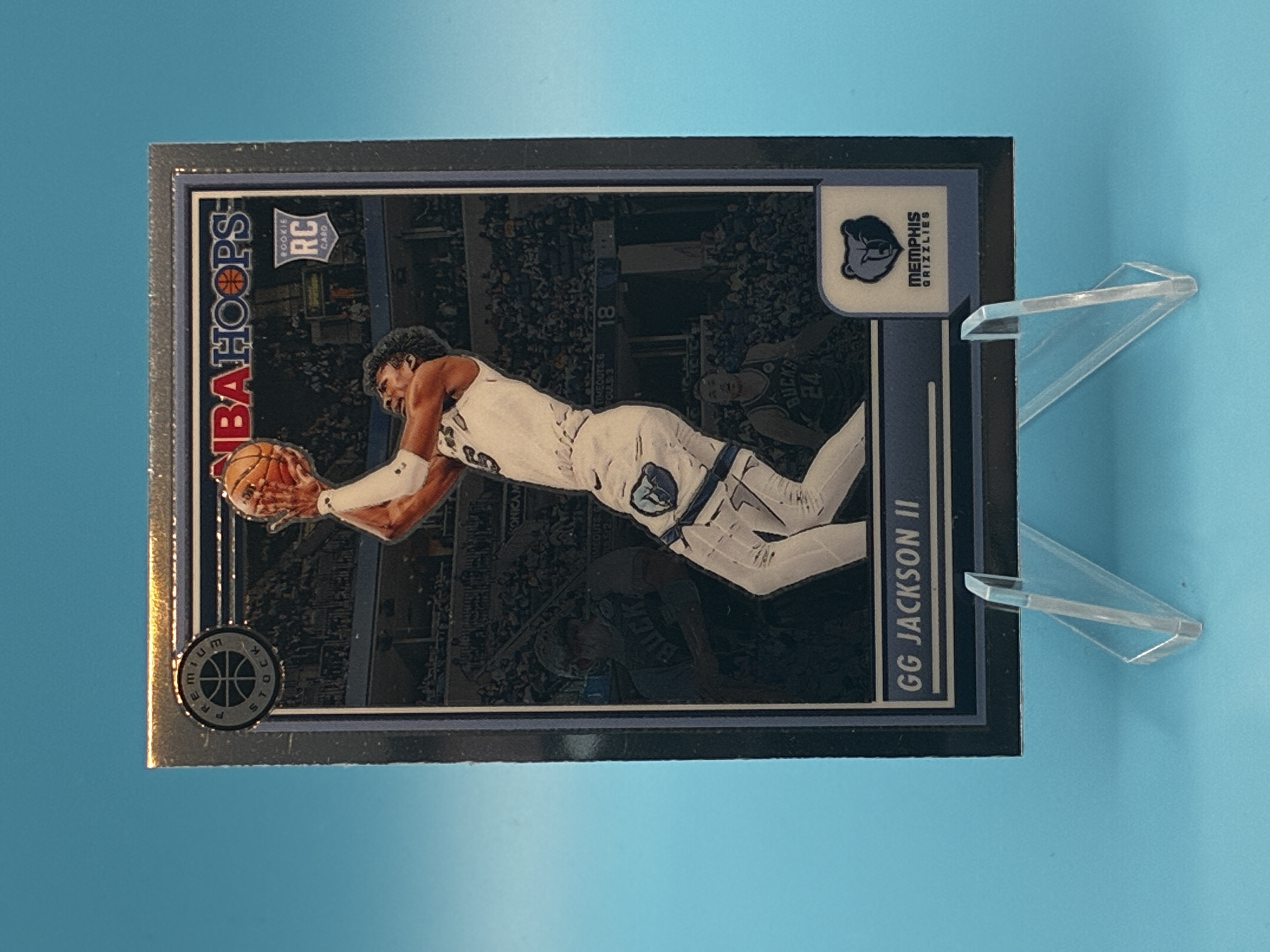 2023/2024 Panini NBA Hoops Premium Stock GG Jackson II #43 Memphis Grizzlies – Vorderseite