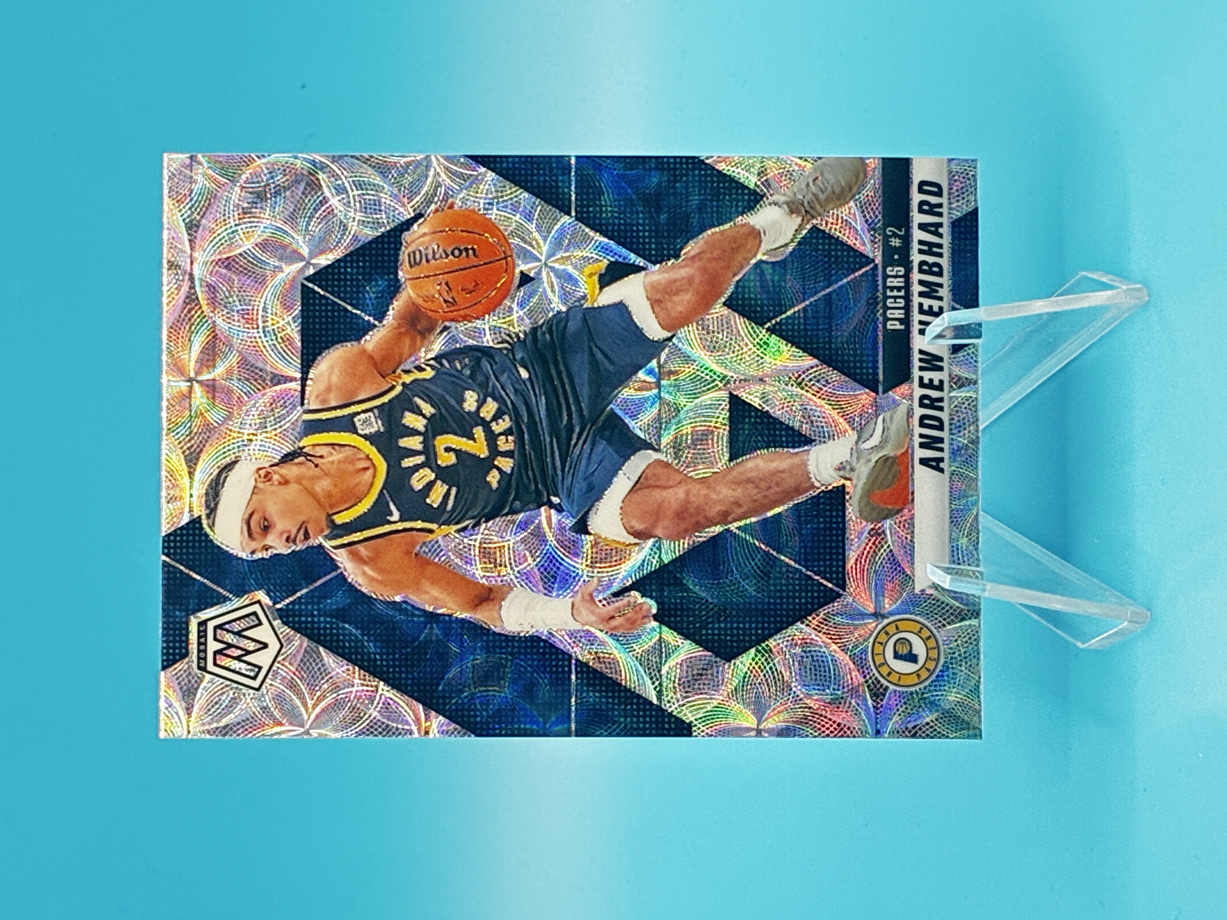 2024/2025 Panini Mosaic Andrew Nembhard Scope #108 Indiana Pacers – Vorderseite