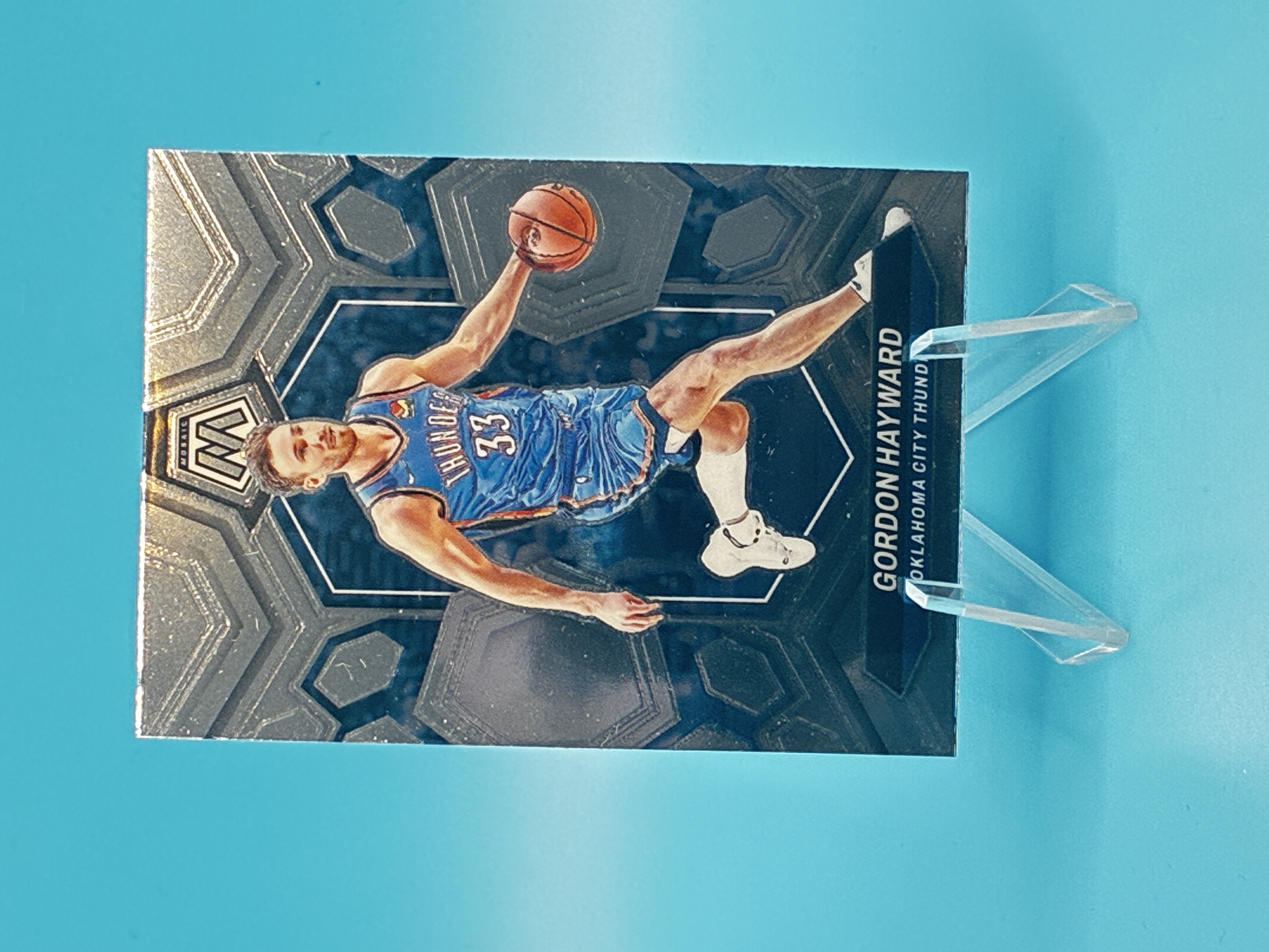 2023/2024 Panini Mosaic Gordon Hayward #13 Oklahoma City Thunder – Vorderseite