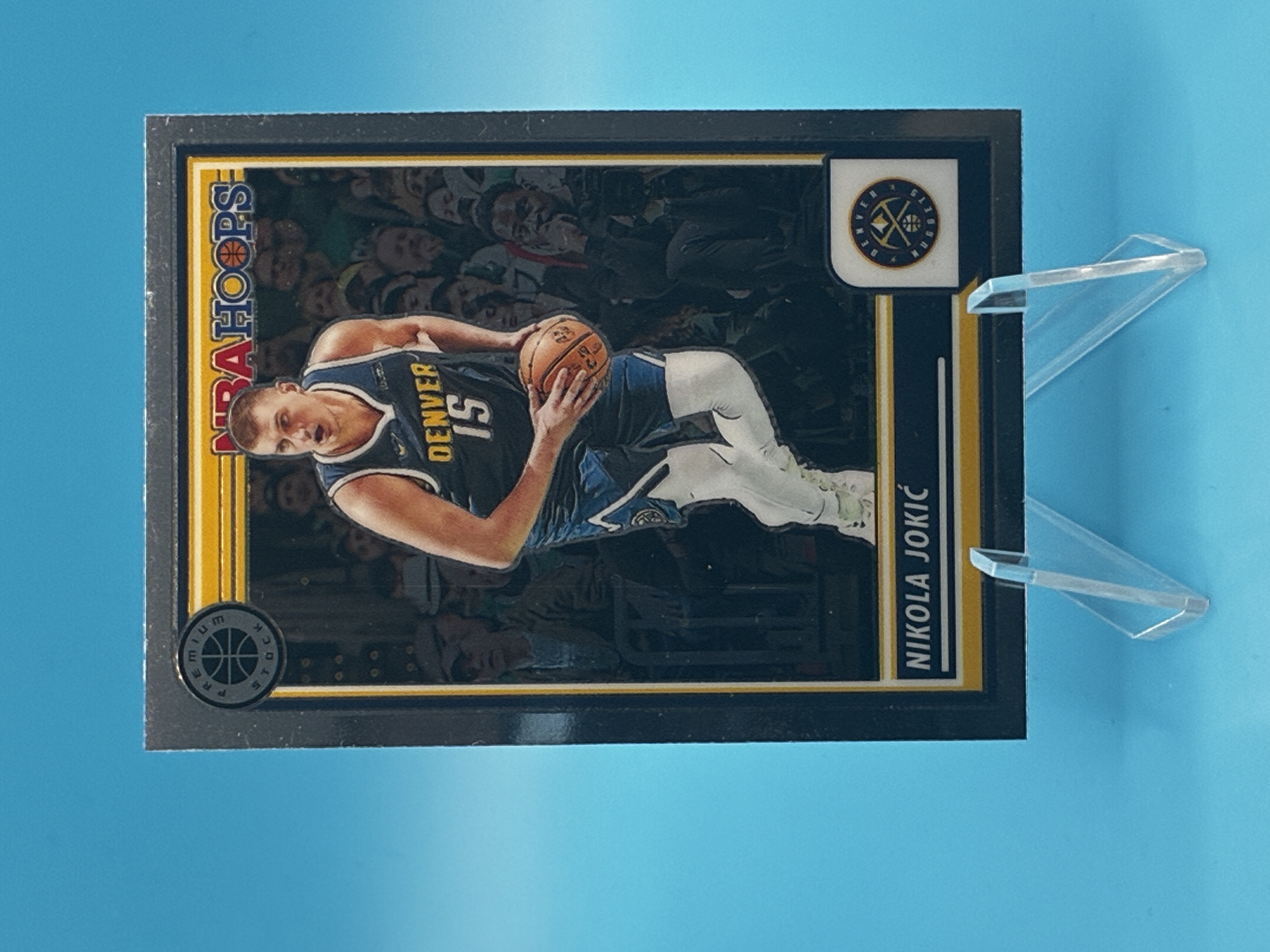 2023/2024 Panini Hoops Premium Stock Nikola Jokić #1 Denver Nuggets – Vorderseite