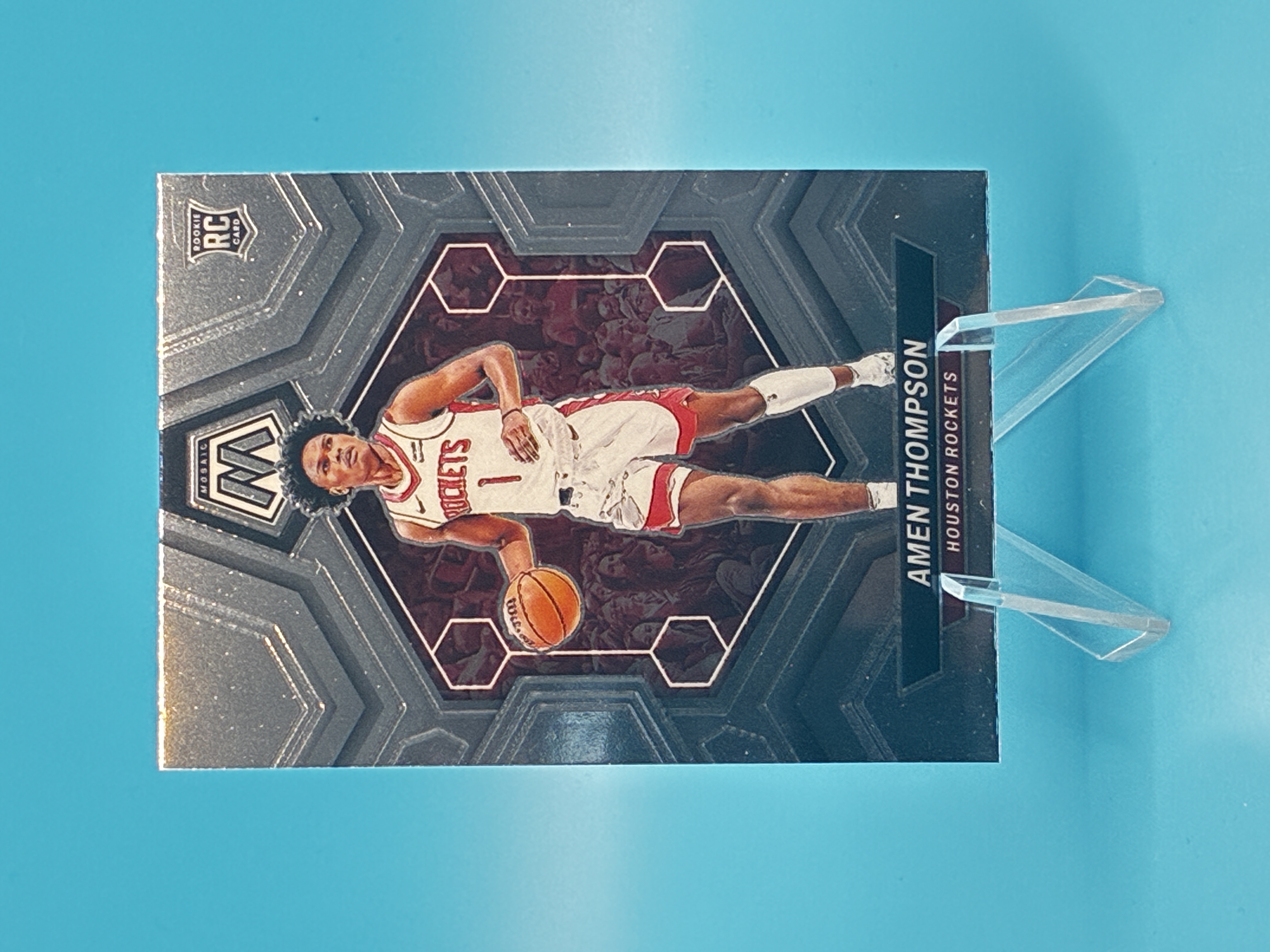 2023/2024 Panini Mosaic Amen Thompson #230 Houston Rockets – Vorderseite