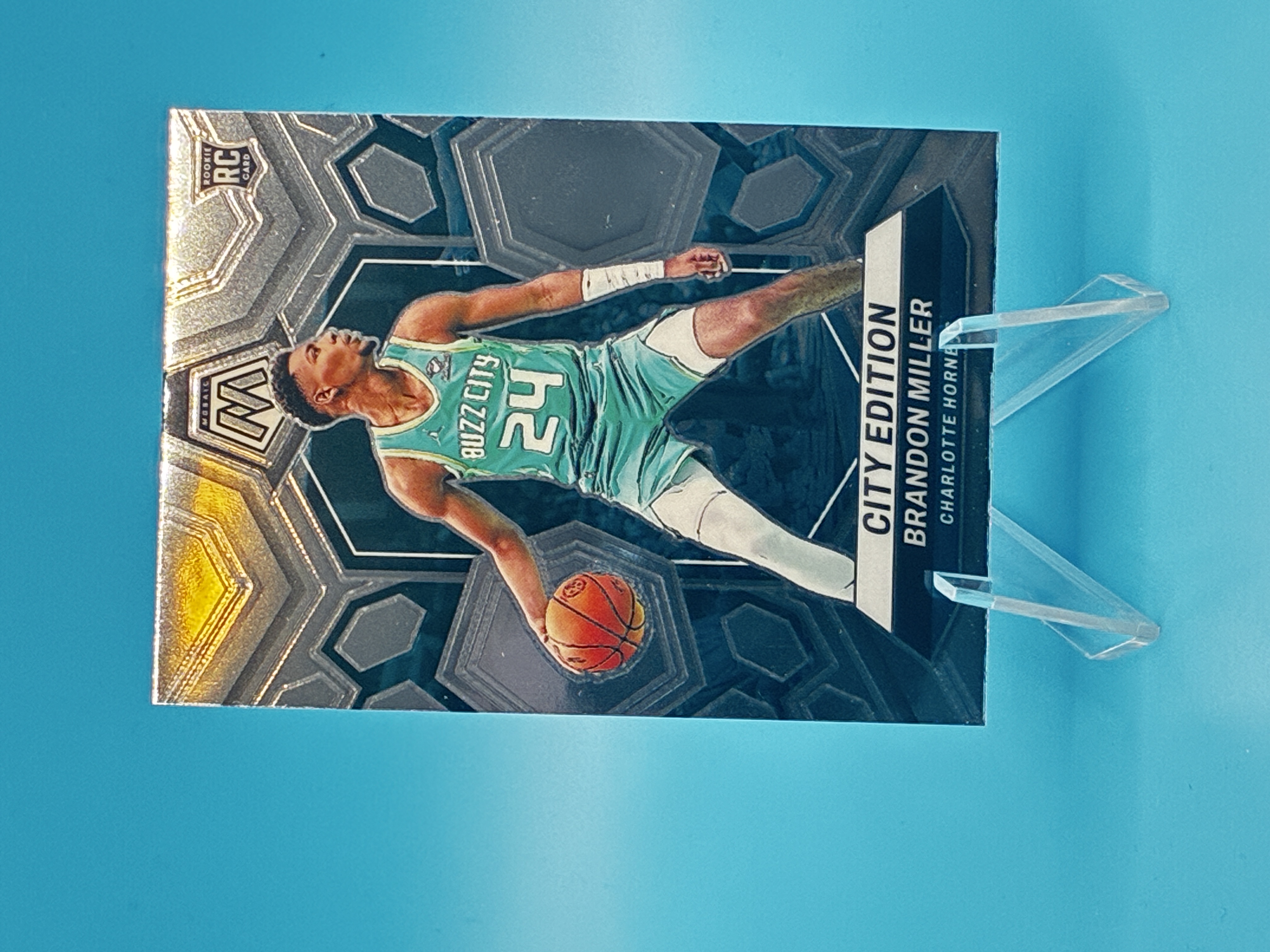 2023/2024 Panini Mosaic Brandon Miller City Edition #277 Charlotte Hornets – Vorderseite