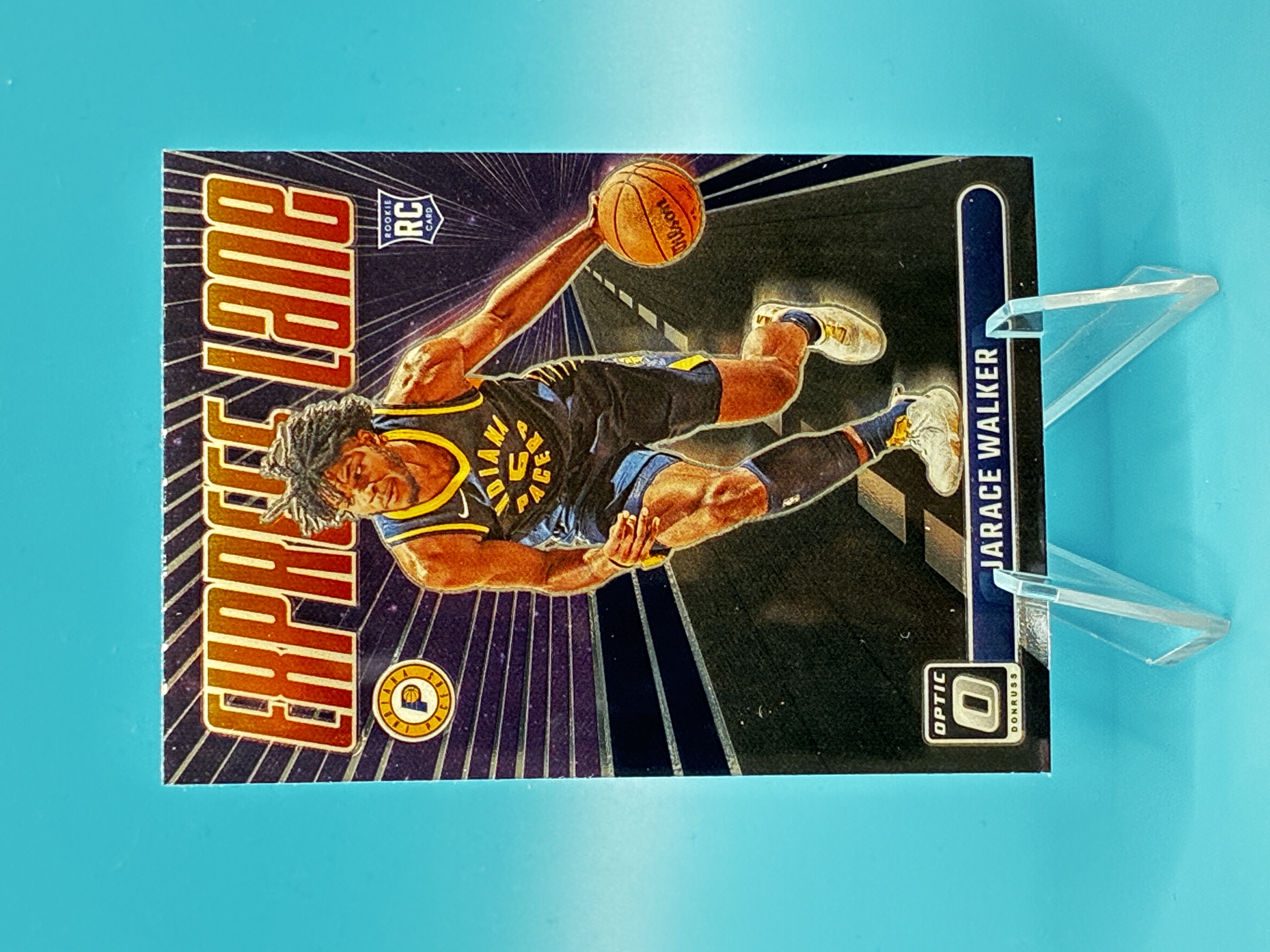 2023/2024 Panini Optic Jarace Walker Express Lane #10 Indiana Pacers – Vorderseite