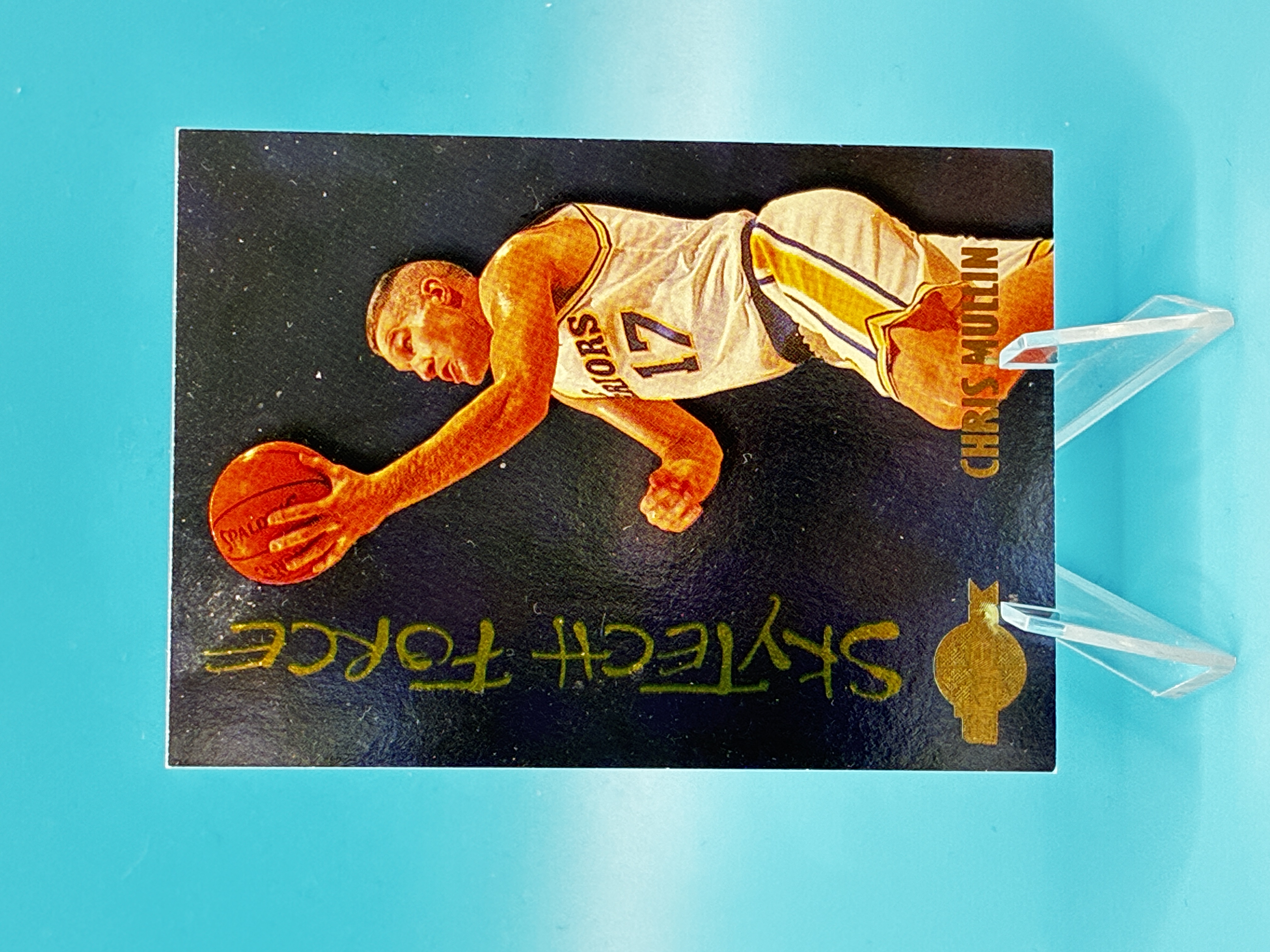 1995/1996 SkyBox SkyTech Force Chris Mullin #SF16 Golden State warriors – Vorderseite
