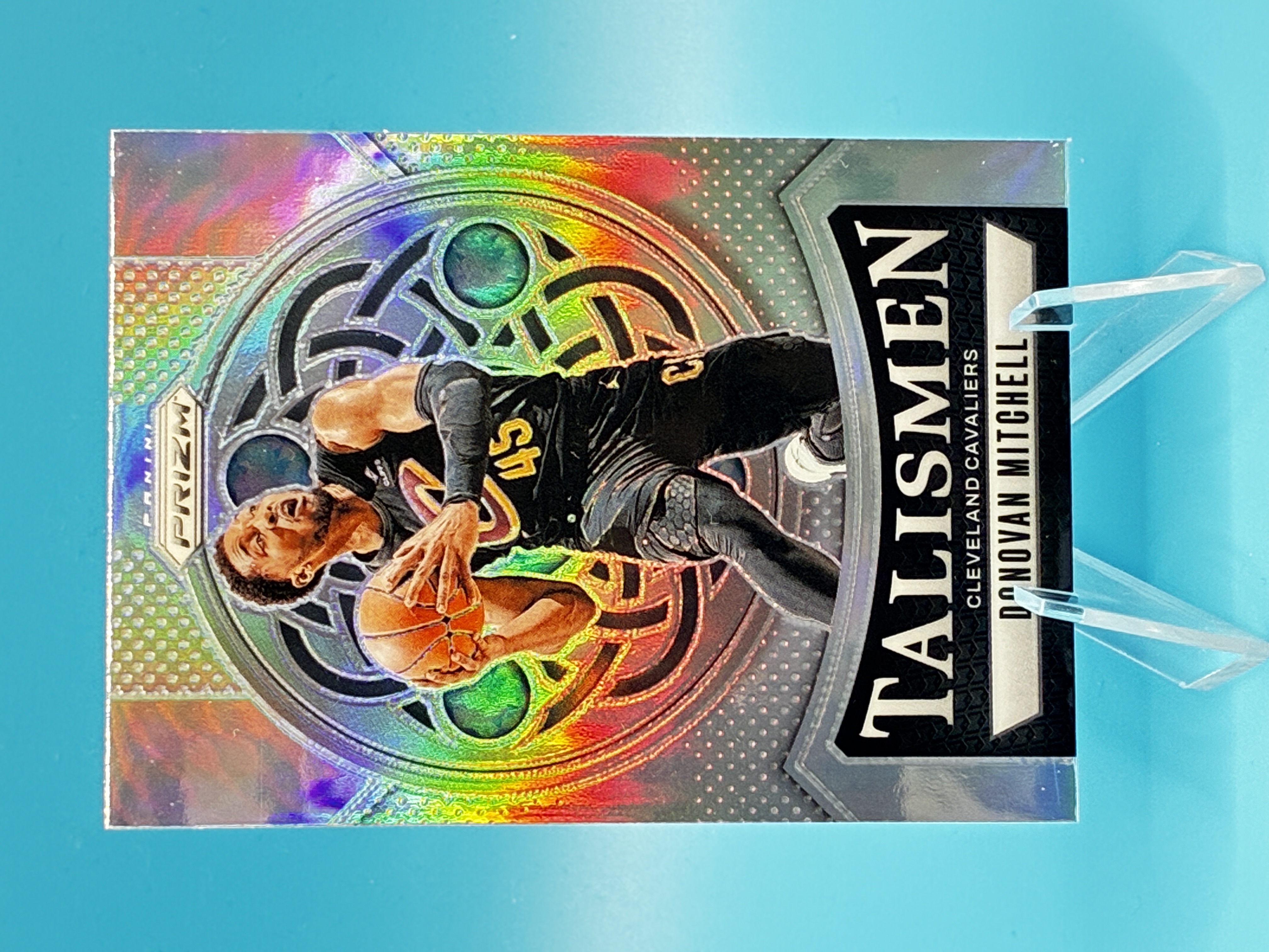 2024/2025 Panini Prizm Donovan Mitchell Silver Talismen #3 Cleveland Cavaliers – Vorderseite