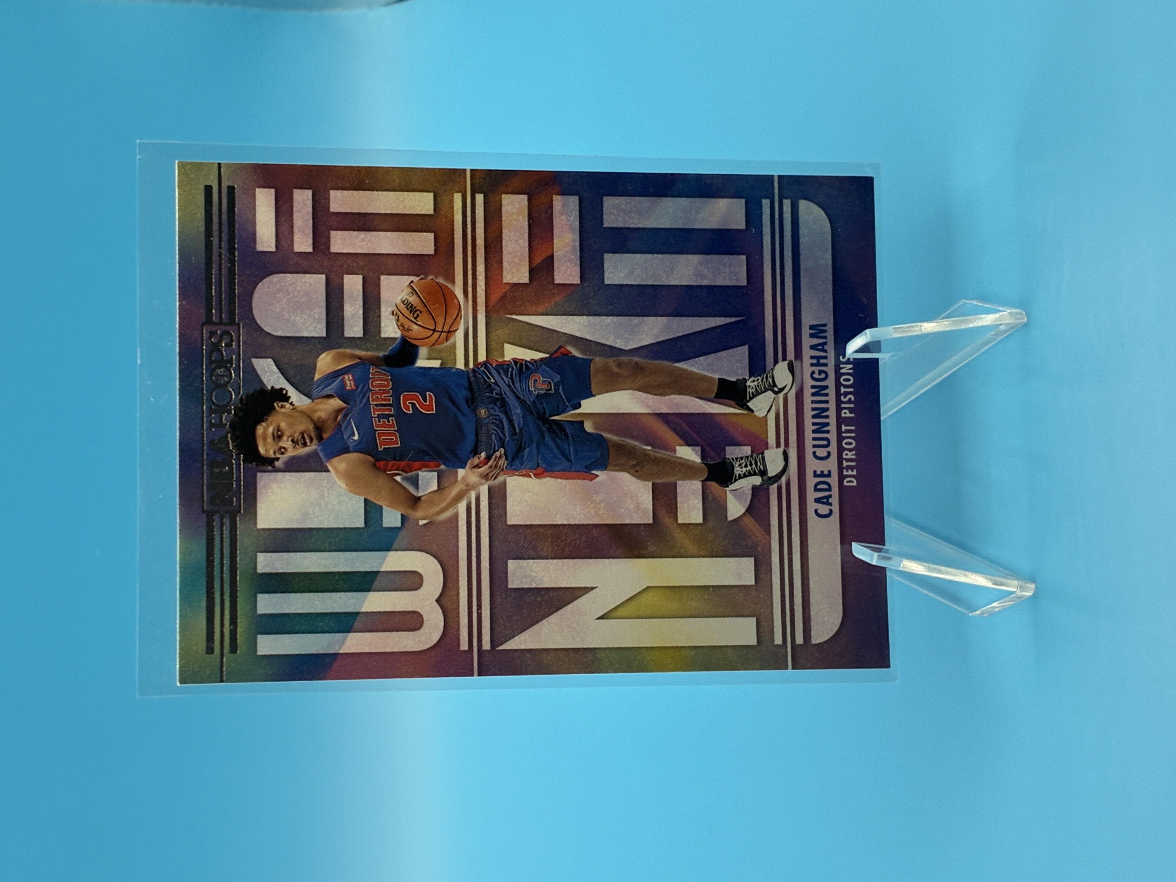 2021/2022 Panini Hoops Cade Cunningham We Got Now #1 Detroit Pistons – Vorderseite