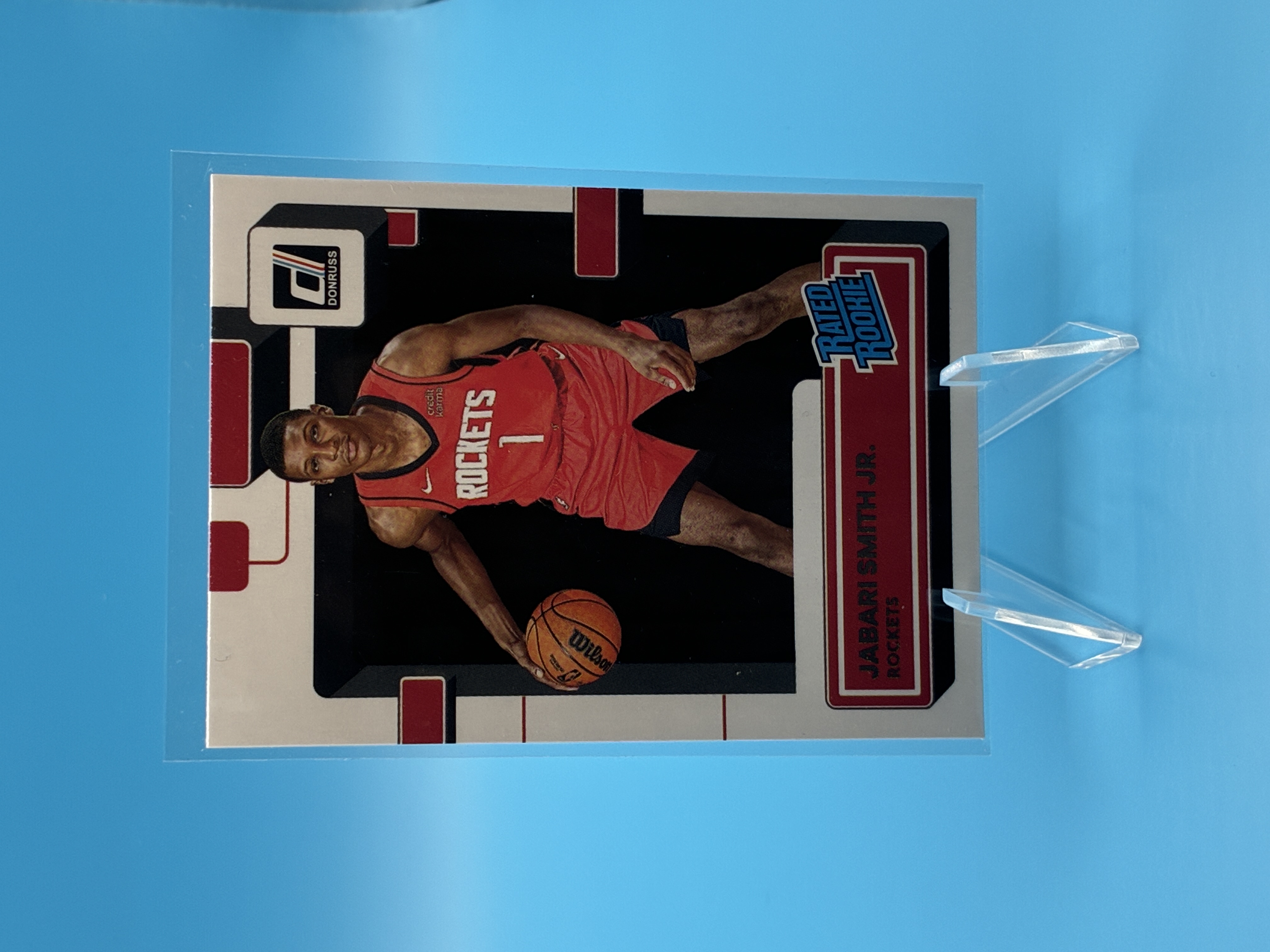 2022/2023 Panini Donruss Jabari Smith Jr. Rated Rookie #203 Houston Rockets – Vorderseite