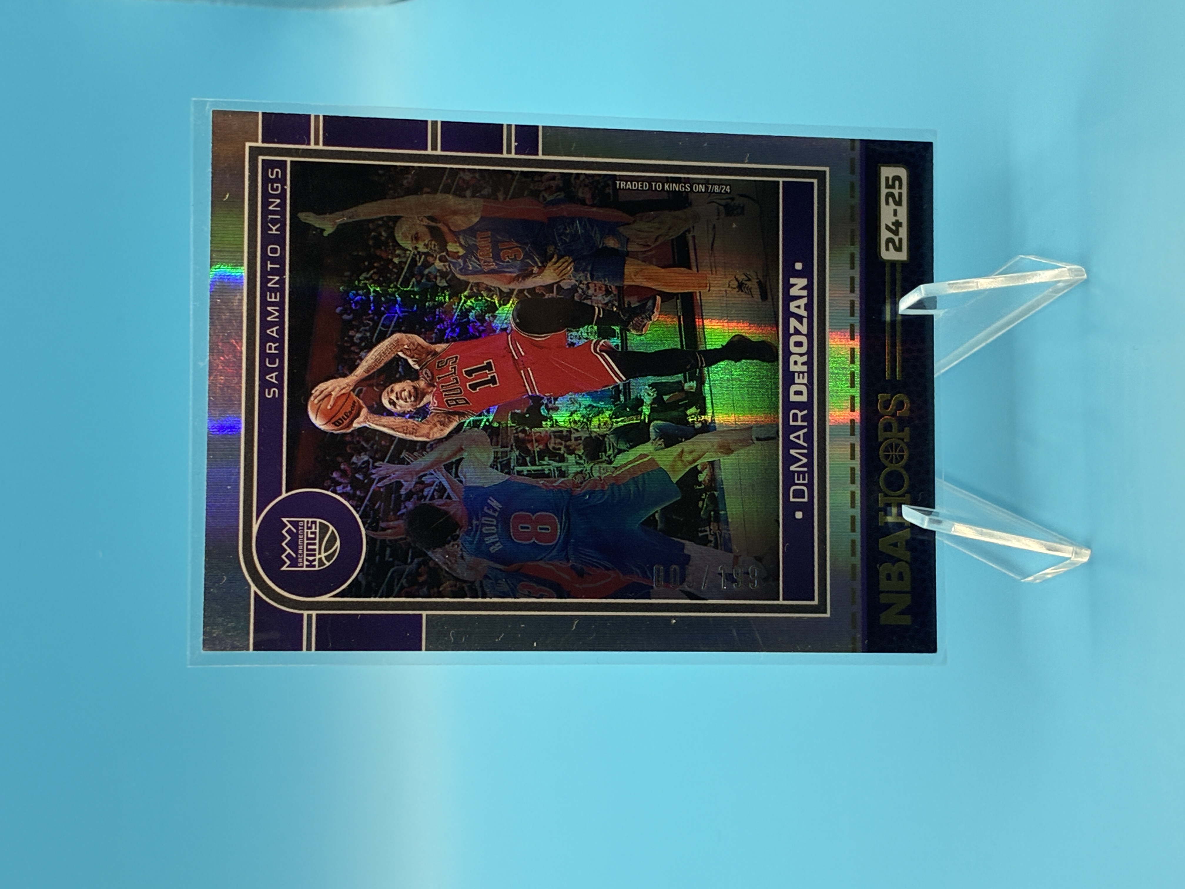 2024/2025 Panini Hoops DeMar DeRozan Holo /199 #80 Sacramento Kings – Vorderseite