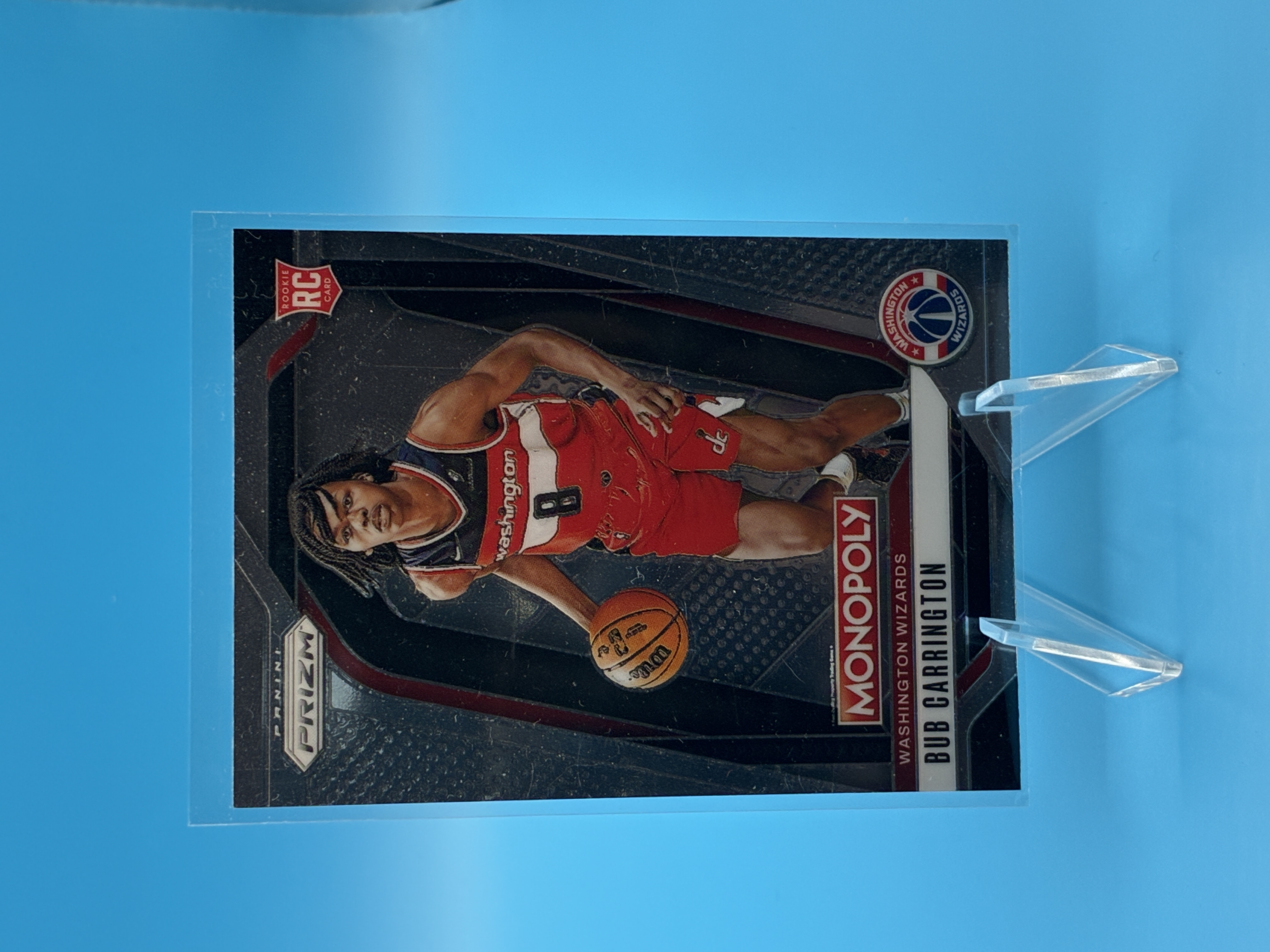 2024/2025 Panini Prizm Monopoly Bub Carrington #87 Washington Wizards – Vorderseite