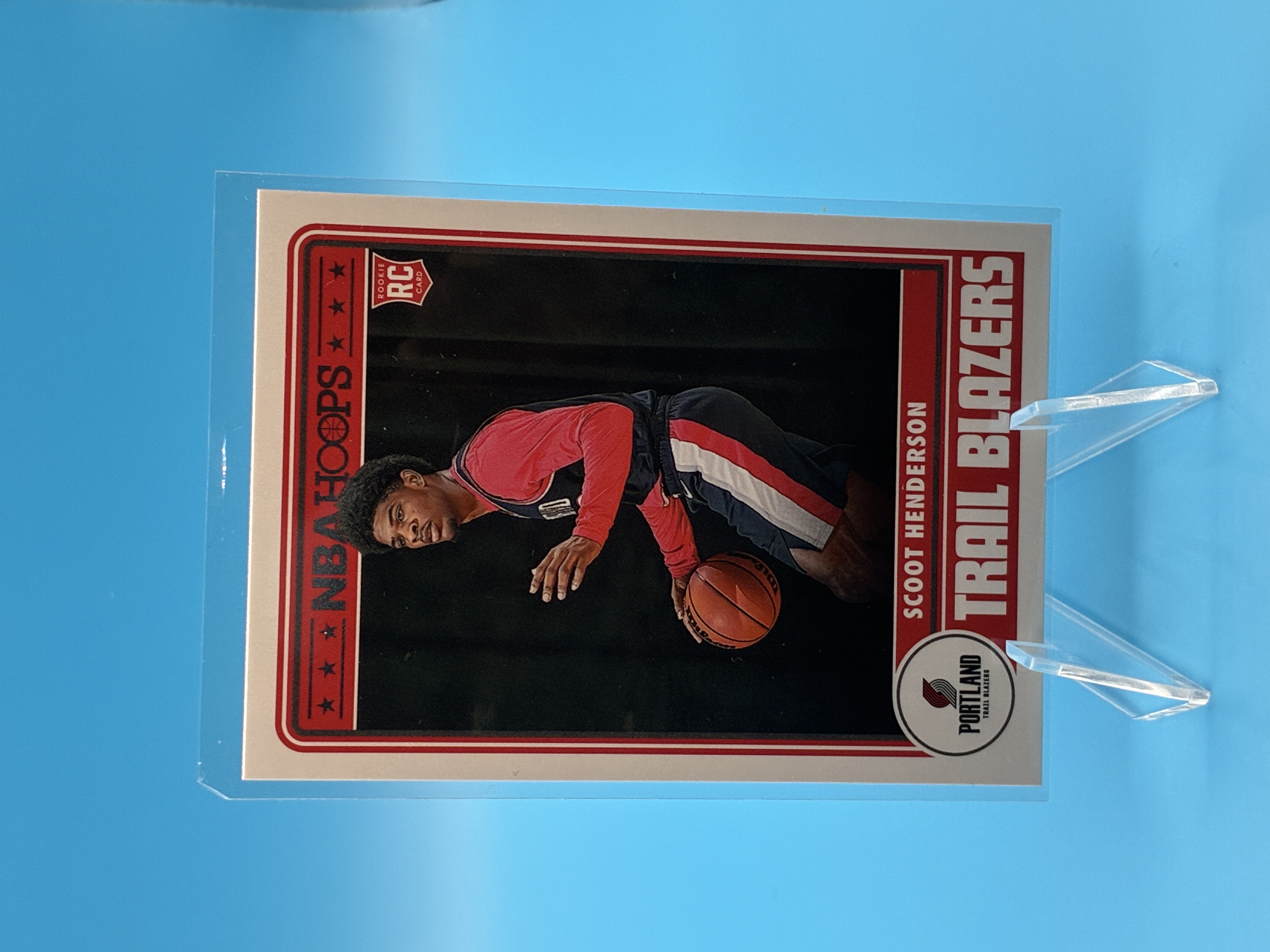 2023/2024 Panini Hoops Scoot Henderson #297 Portland Trail Blazers – Vorderseite