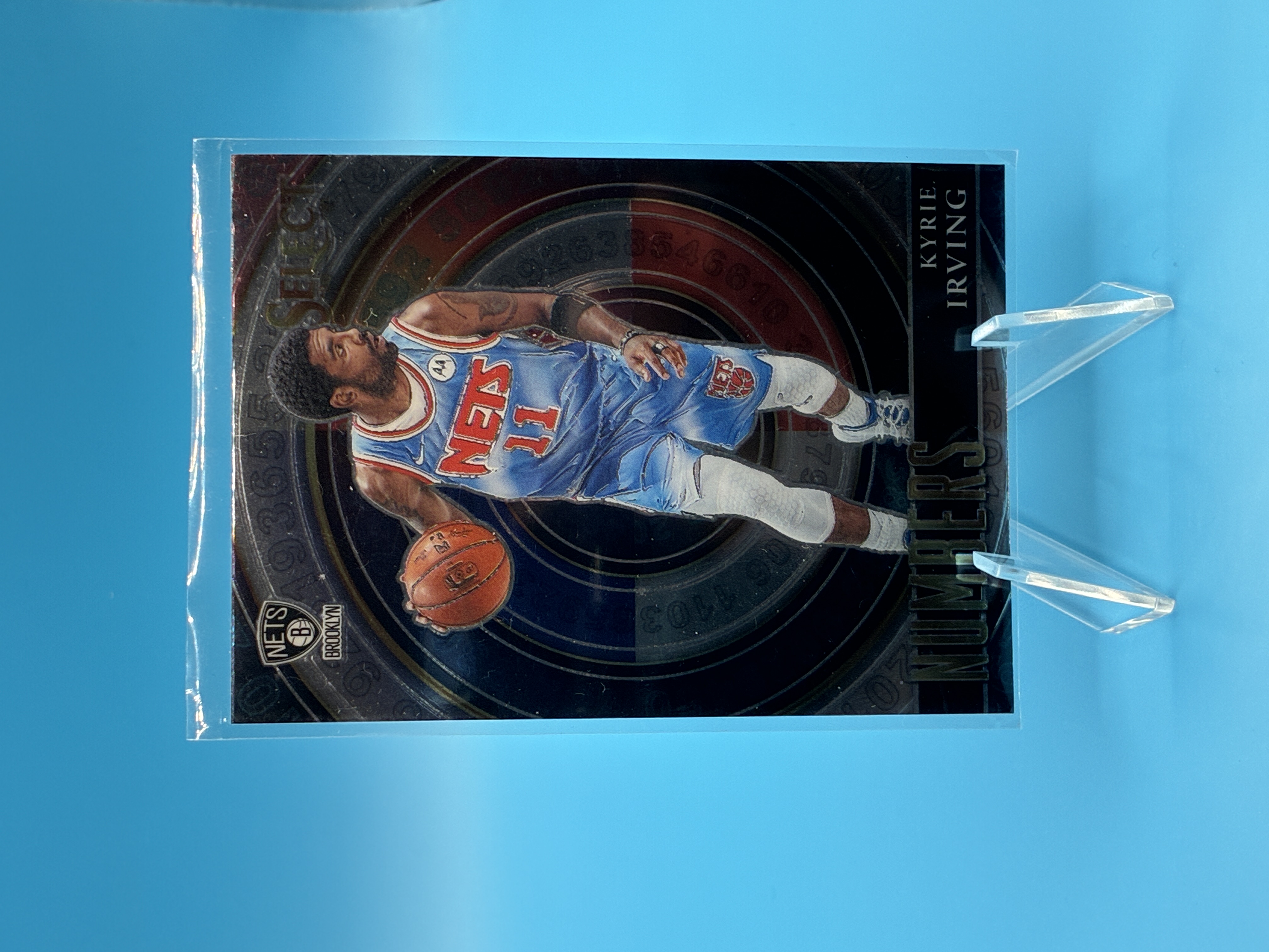 2020/2021 Panini Select Kyrie Irving Numbers #28 Brooklyn Nets – Vorderseite