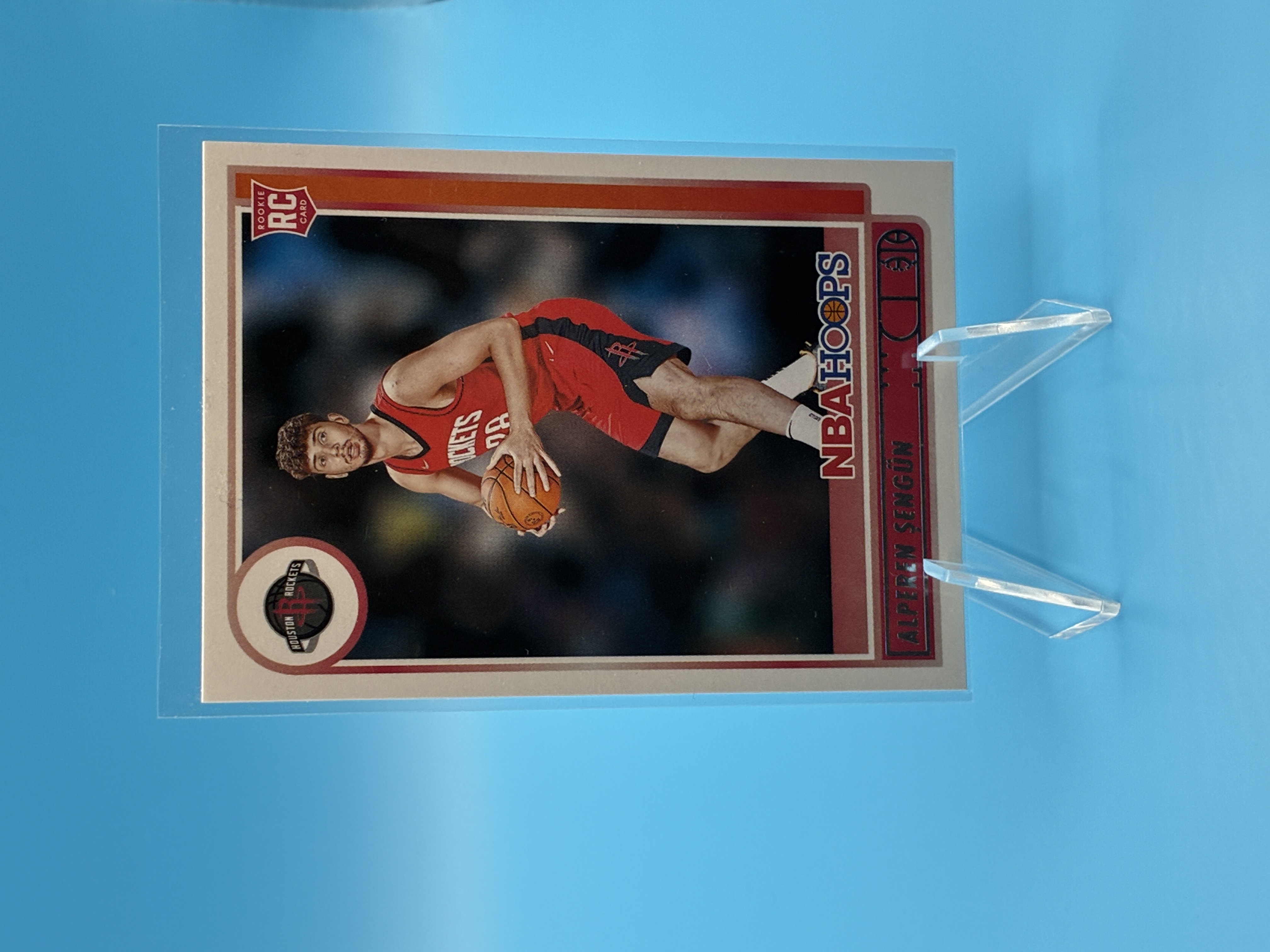 2021/2022 Panini Hoops Alperen Şengün #204 Houston Rockets – Vorderseite