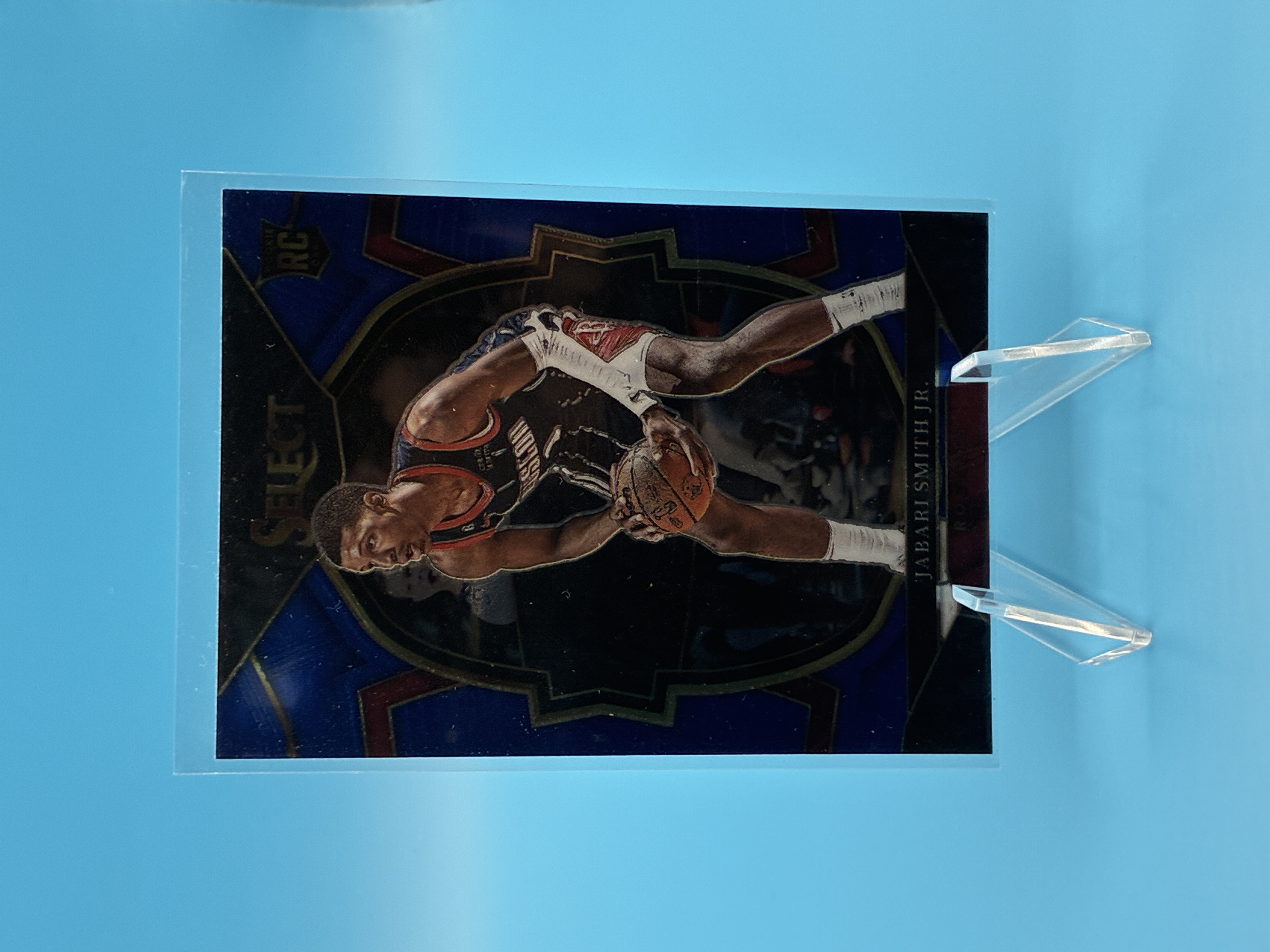2022/2023 Panini Select Jabari Smith Jr. Blue #69 Houston Rockets – Vorderseite