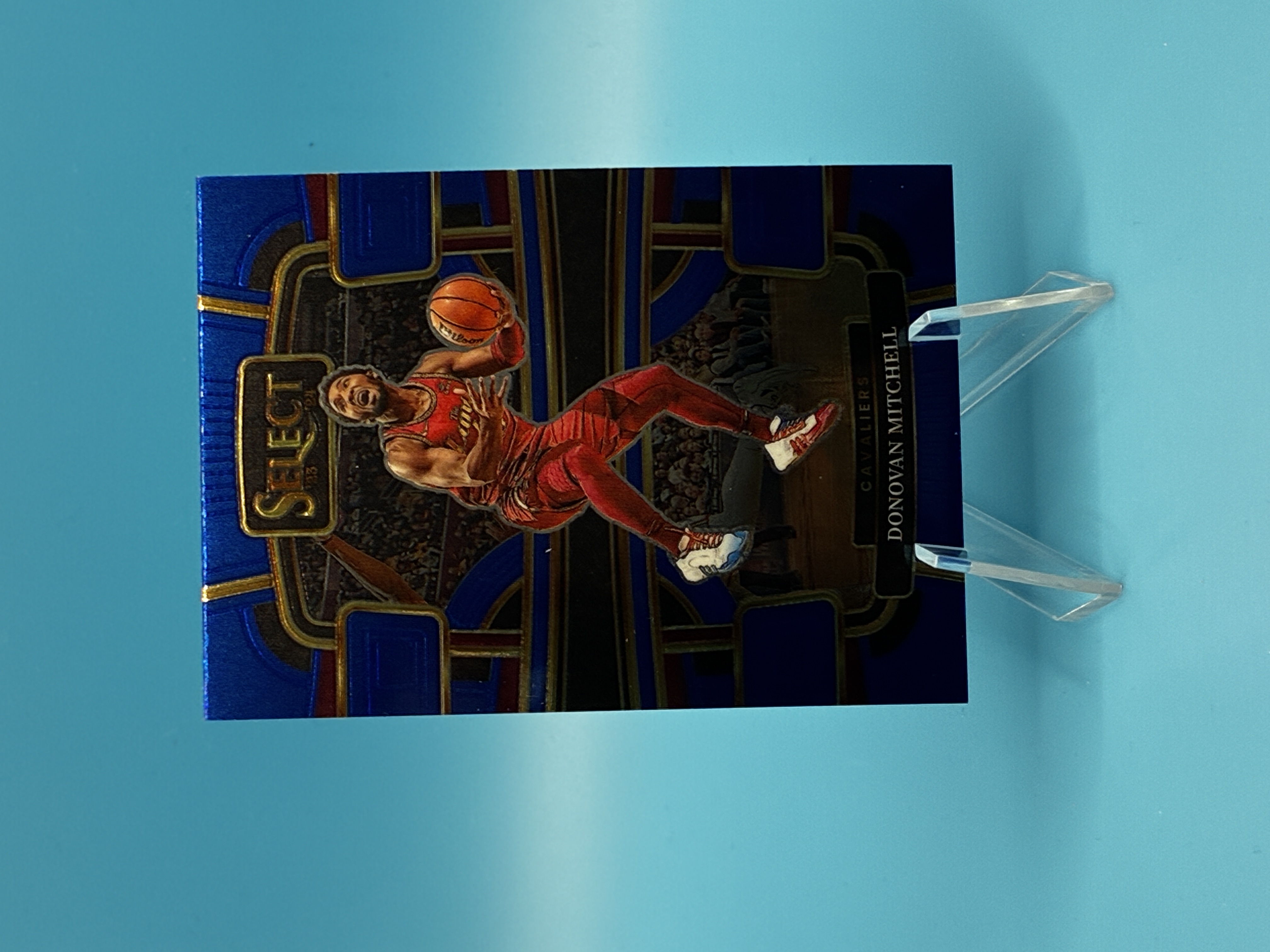 2023/2024 Panini Select Donovan Mitchell Blue Concourse #38 Cleveland Cavaliers – Vorderseite