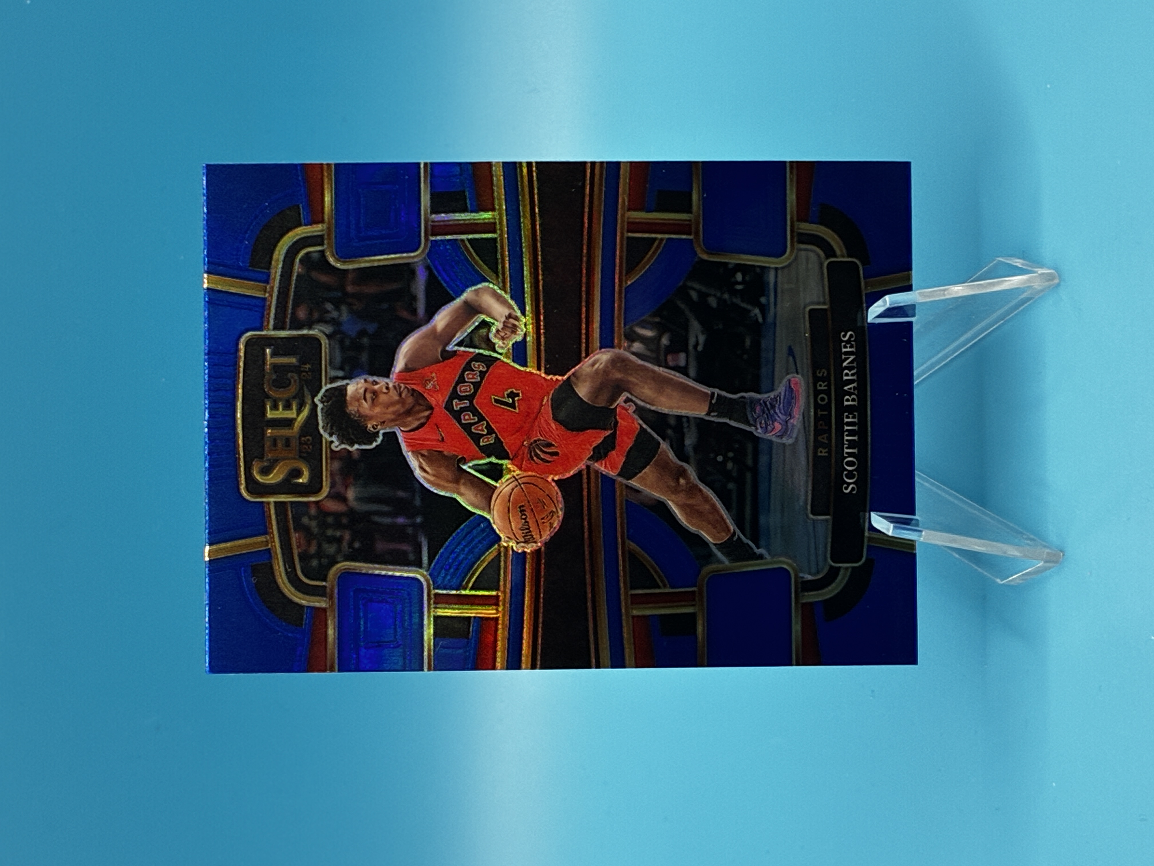 2023/2024 Panini Select Scottie Barnes Blue Concourse #54 Toronto Raptors – Vorderseite