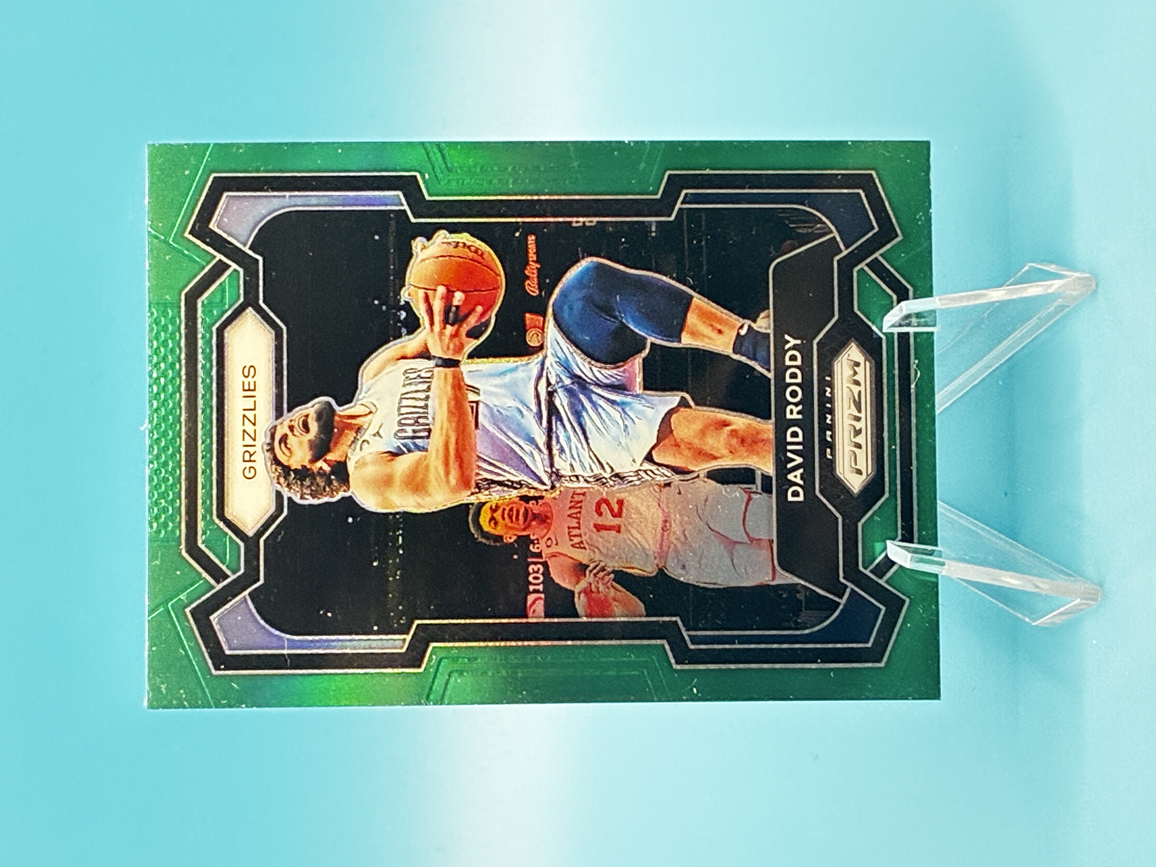 2023/2024 Panini Prizm David Roddy Green #267 Memphis Grizzlies – Vorderseite