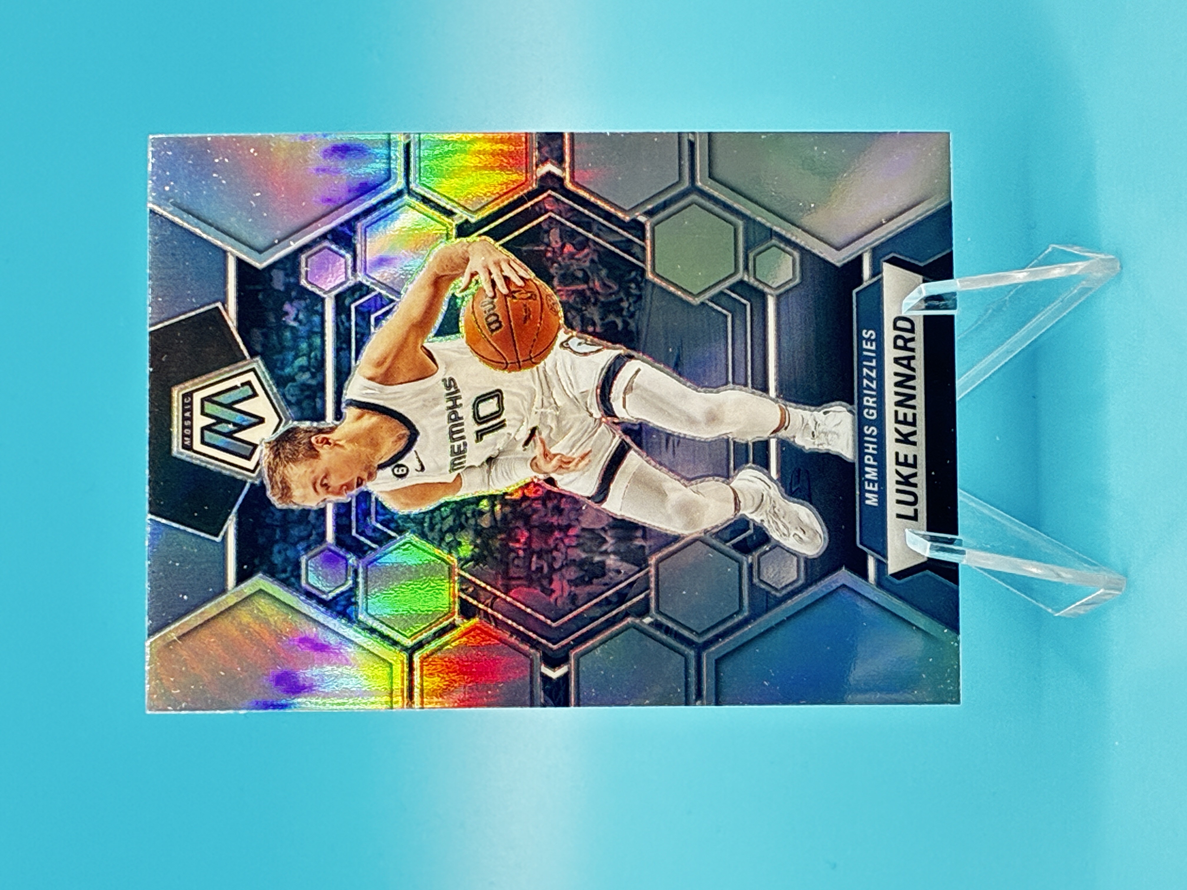2022/2023 Panini Mosaic Luke Kennard Silver #73 Memphis Grizzlies – Vorderseite