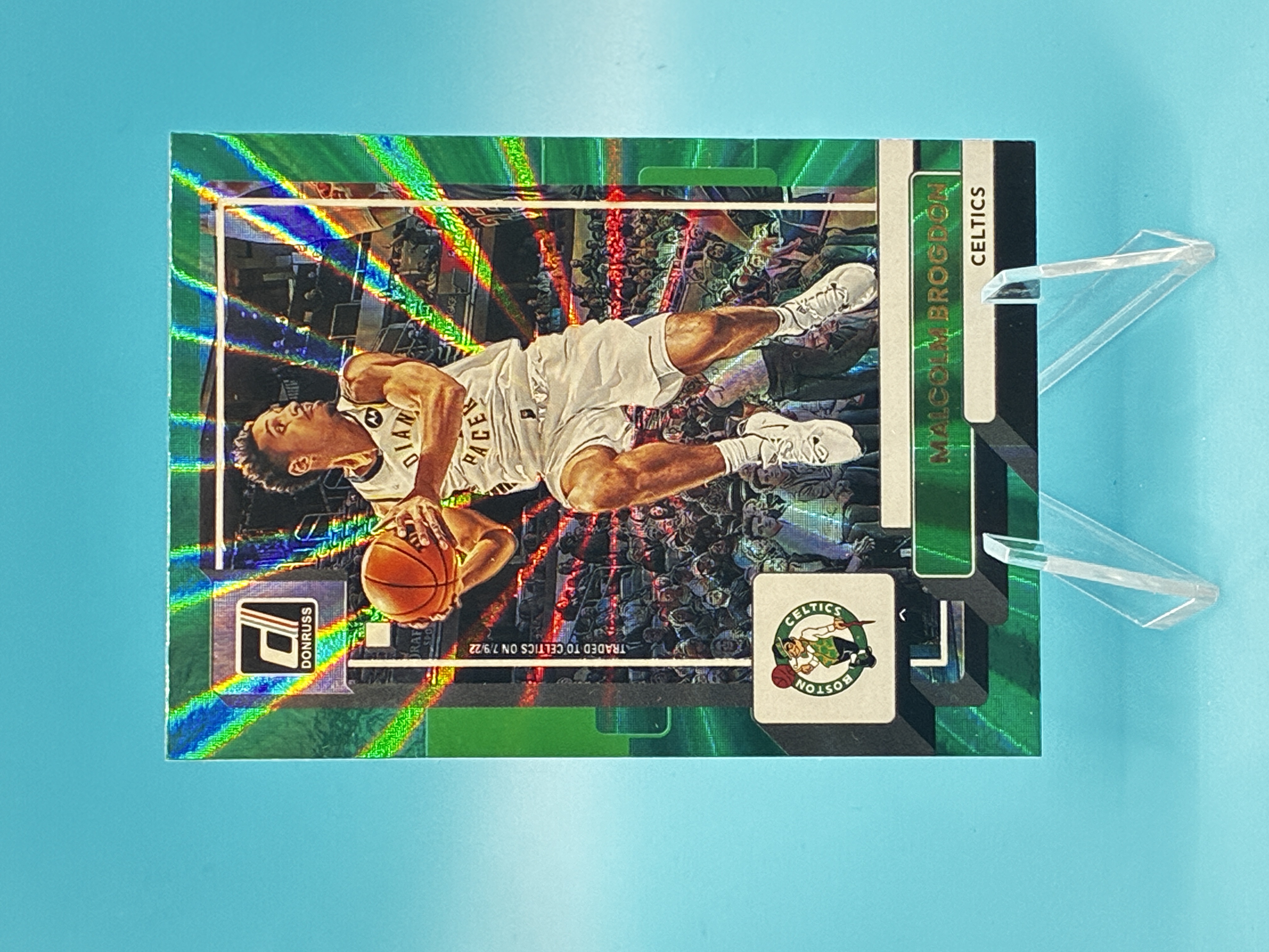 2022/2023 Panini Donruss Malcolm Brogdon Green Laser #189 Boston Celtics – Vorderseite