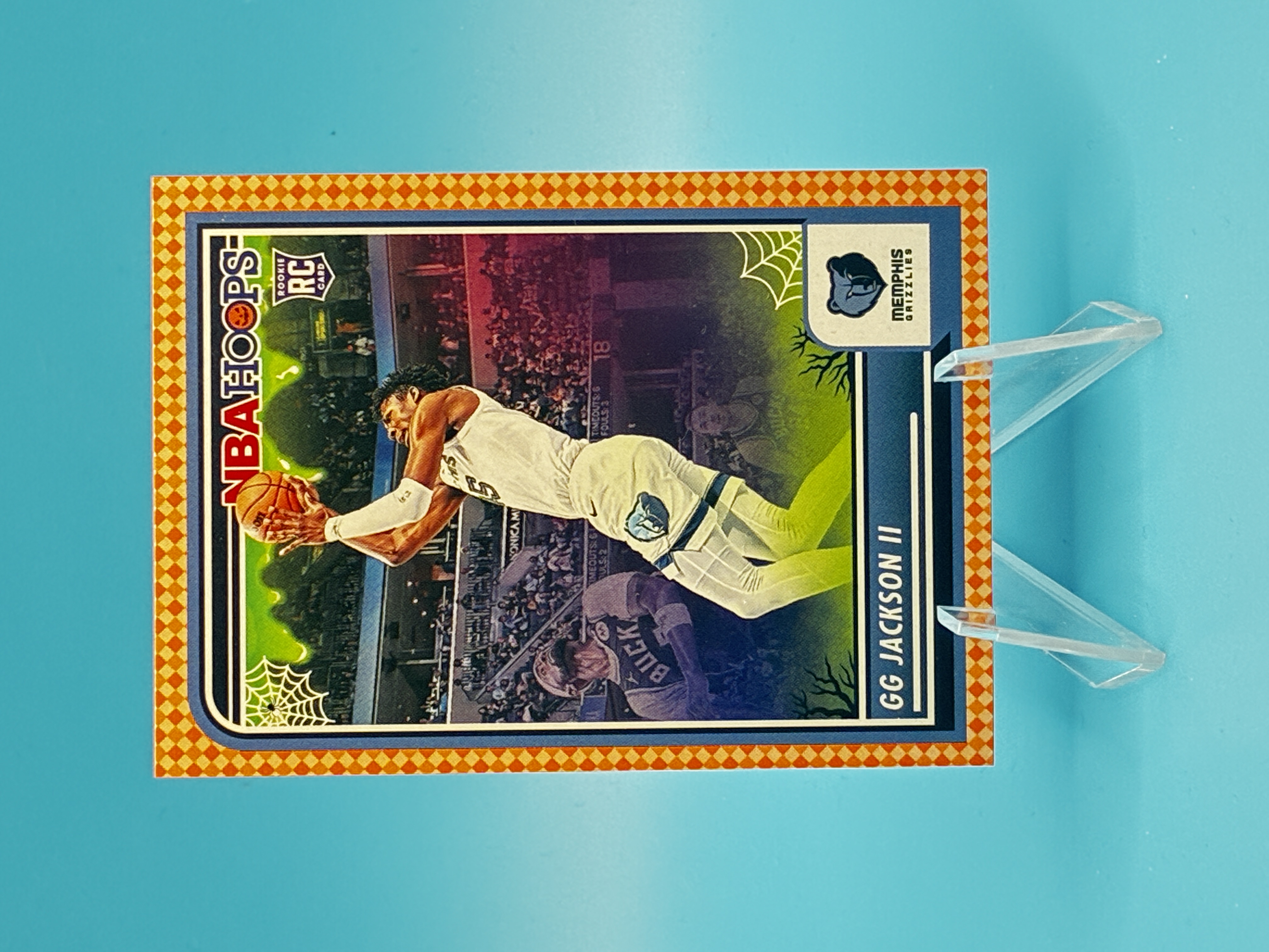 2023/2024 Panini Haunted Hoops GG Jackson II Orange #43 Memphis Grizzlies – Vorderseite