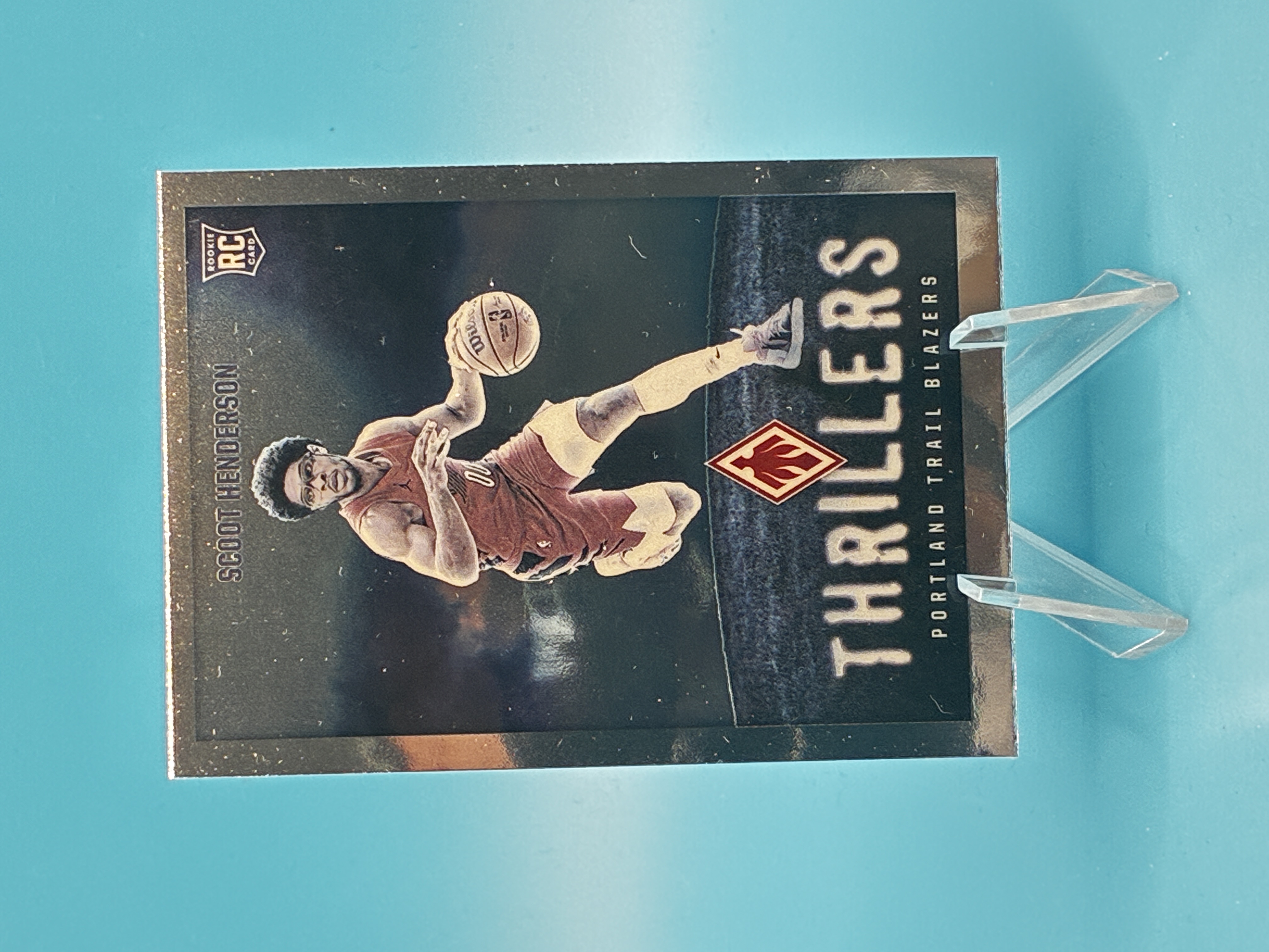 2023/2024 Panini Phoenix Scoot Henderson Thrillers #10 Portland Trail Blazers – Vorderseite