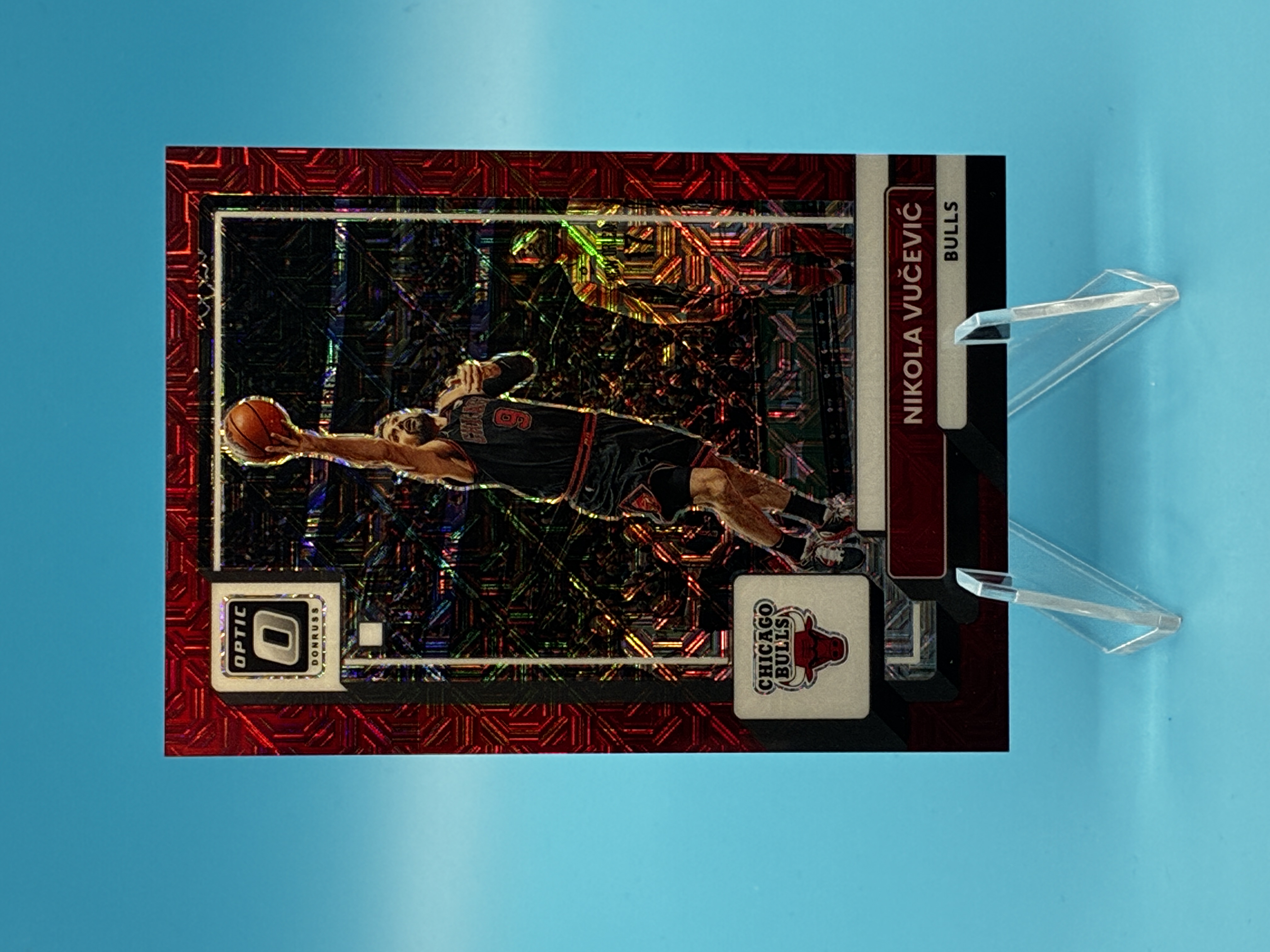 2022/2023 Panini Donruss Optic Nikola Vučević Red Choice 20/88 #60 Chicago Bulls – Vorderseite