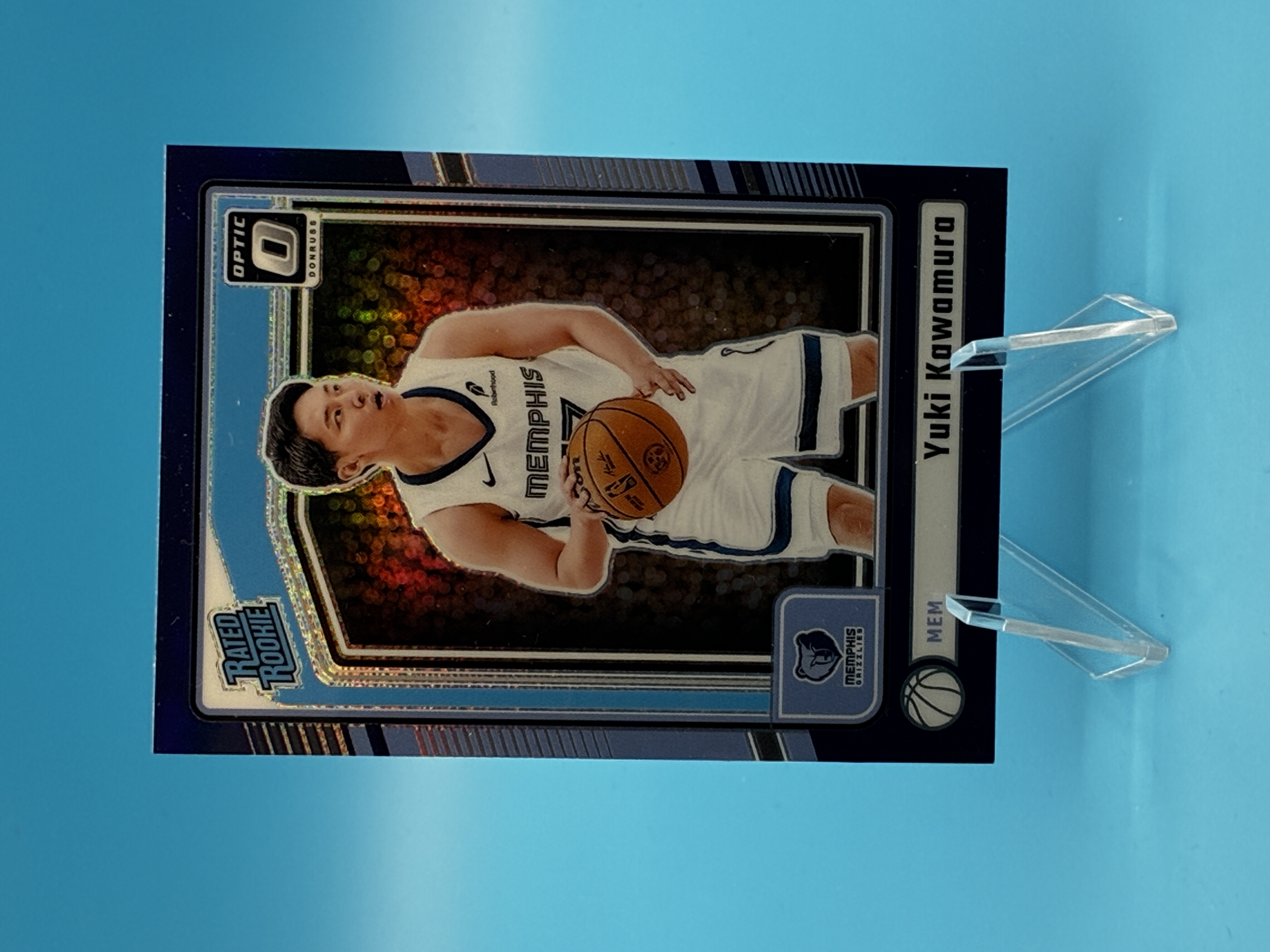 2024/2025 Panini Optic Yuki Kawamura Purple #287 Memphis Grizzlies – Vorderseite