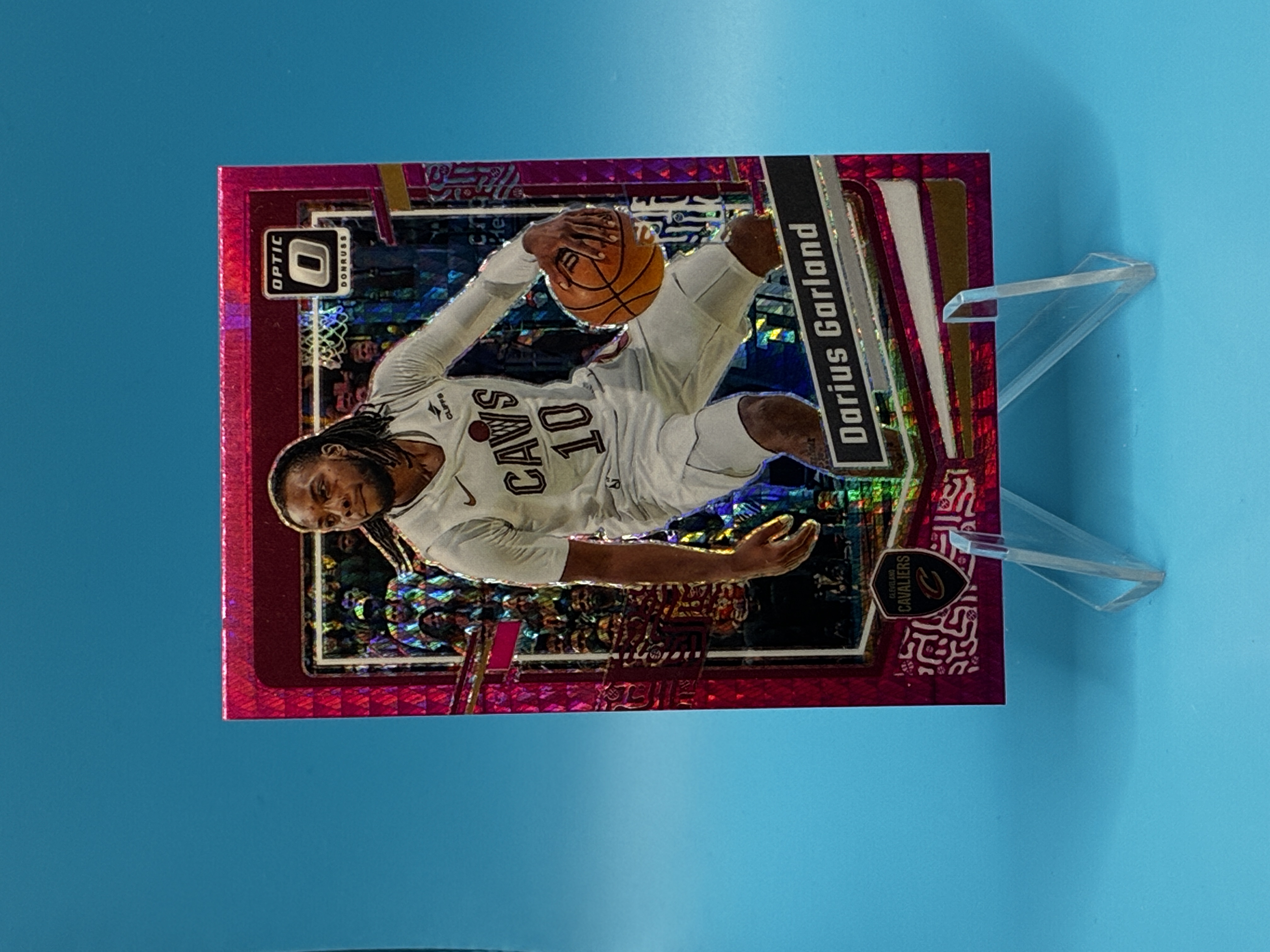 2023/2024 Panini Optic Darius Garland Pink #31 Cleveland Cavaliers – Vorderseite