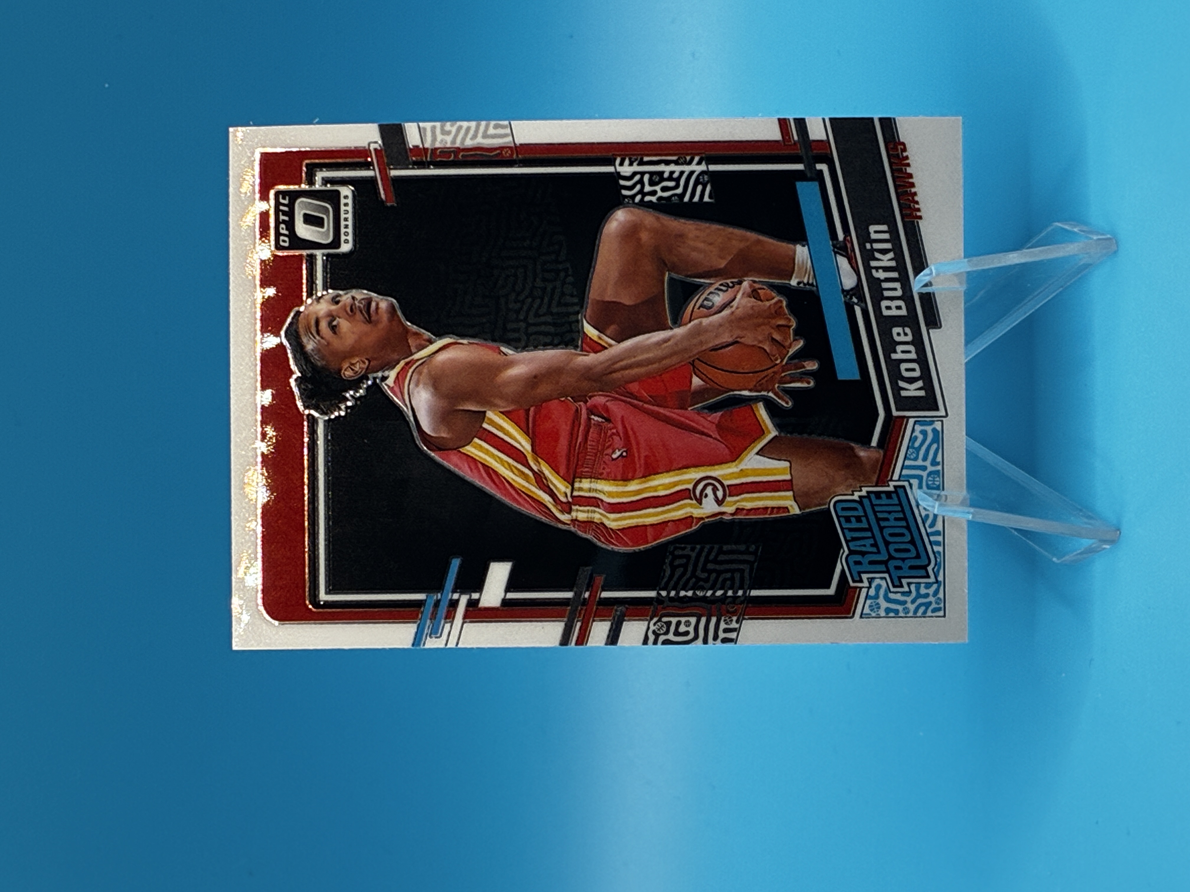 2023/2024 Panini Optic Kobe Bufkin Rated Rookie #220 Atlanta Hawks – Vorderseite