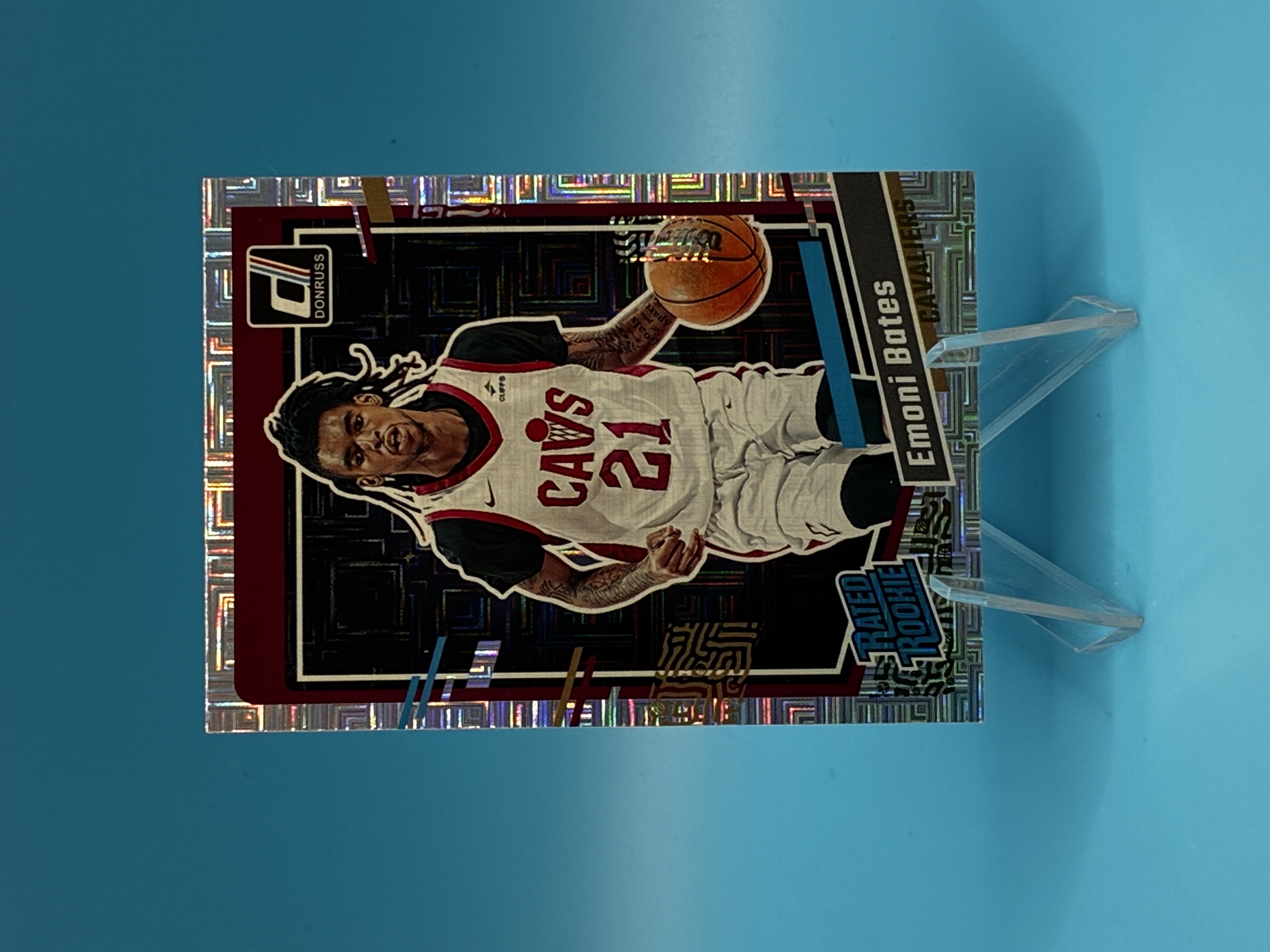 2023/2024 Panini Donruss Emoni Bates Choice Rated Rookie #205 Cleveland Cavaliers – Vorderseite