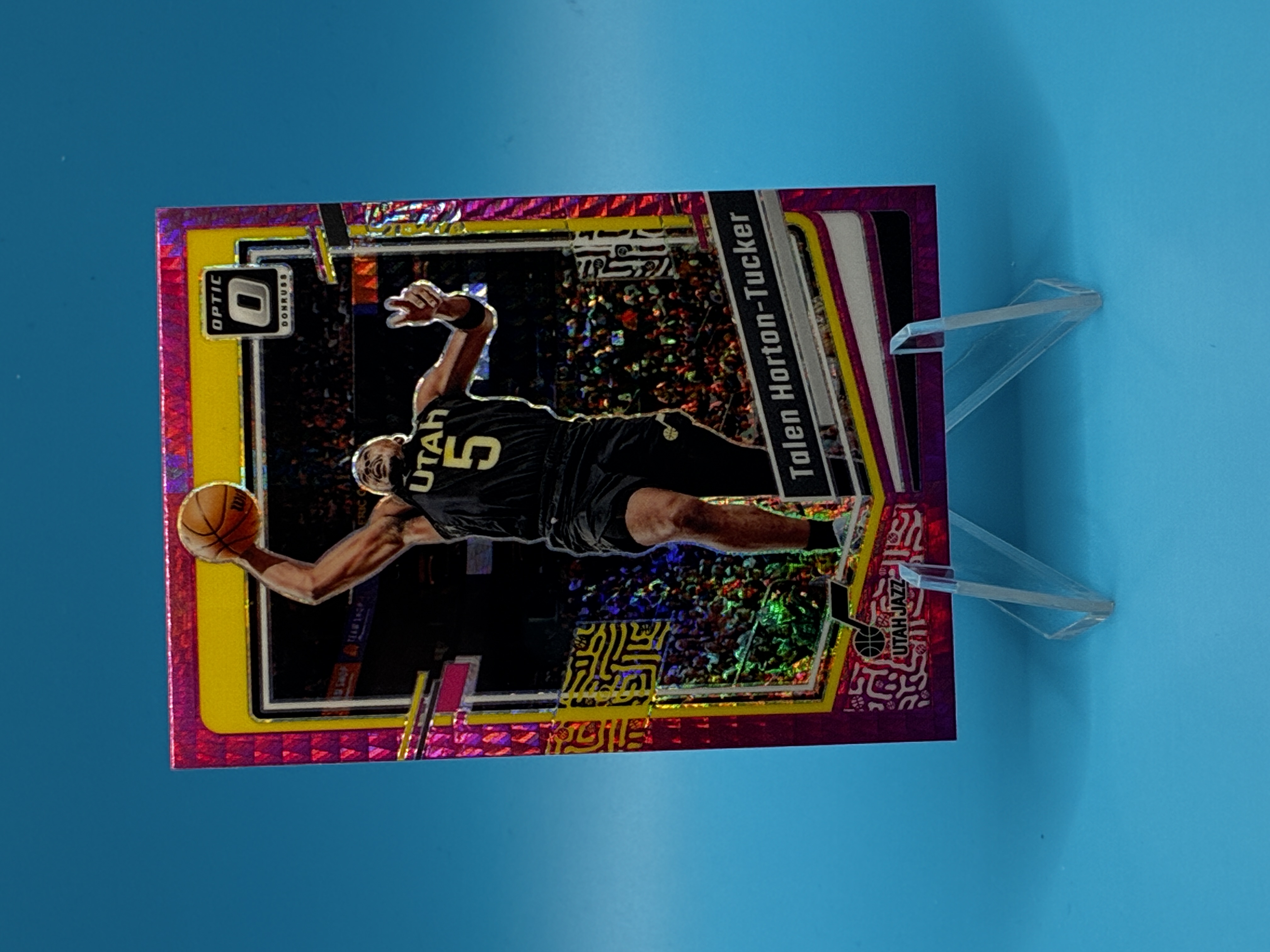 2023/2024 Panini Donruss Optic Talen Horton-Tucker Pink #149 Utah Jazz – Vorderseite
