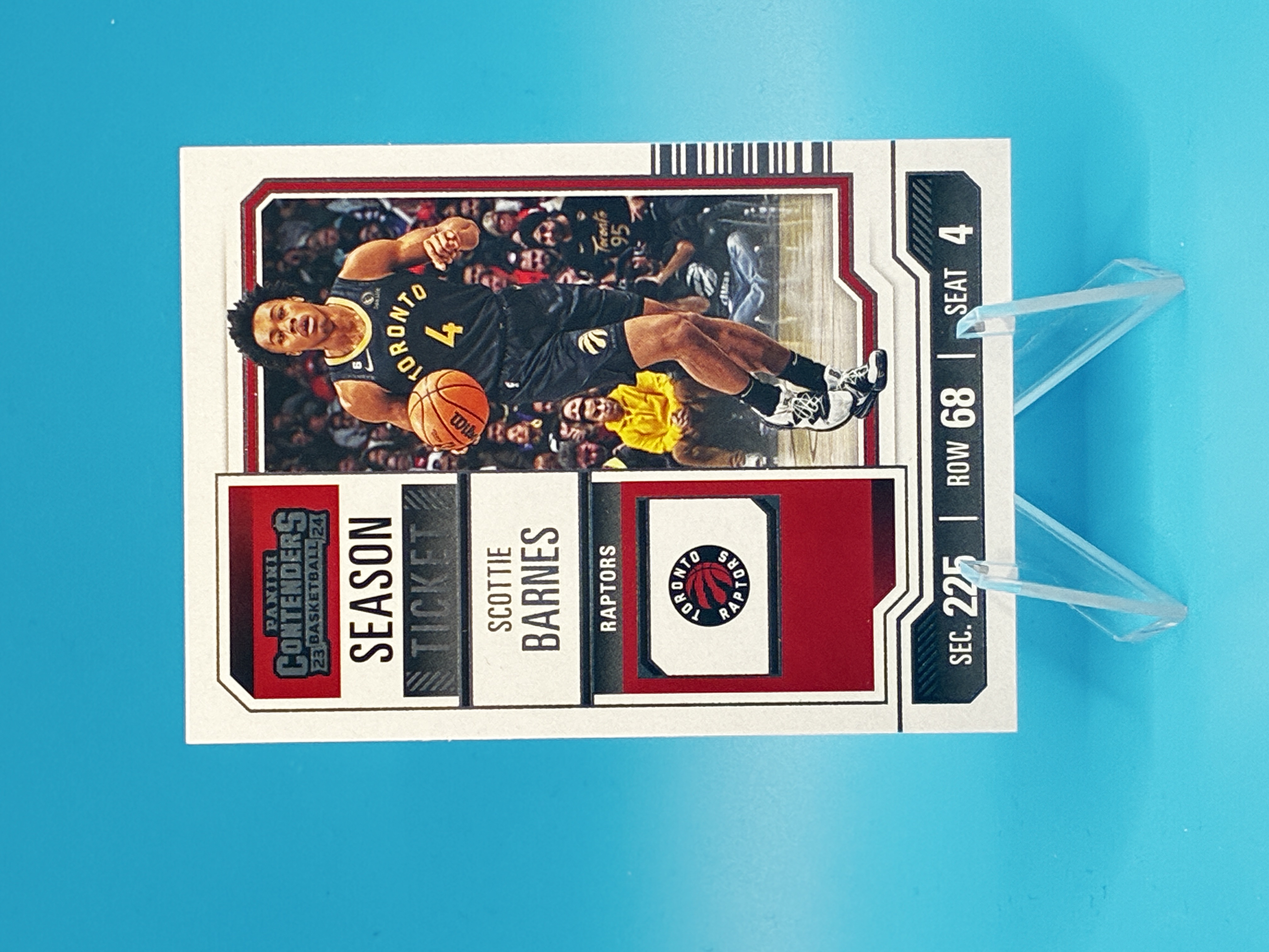 2023/2024 Panini Contender Scottie Barnes Season Ticket #37 Toronto Raptors – Vorderseite