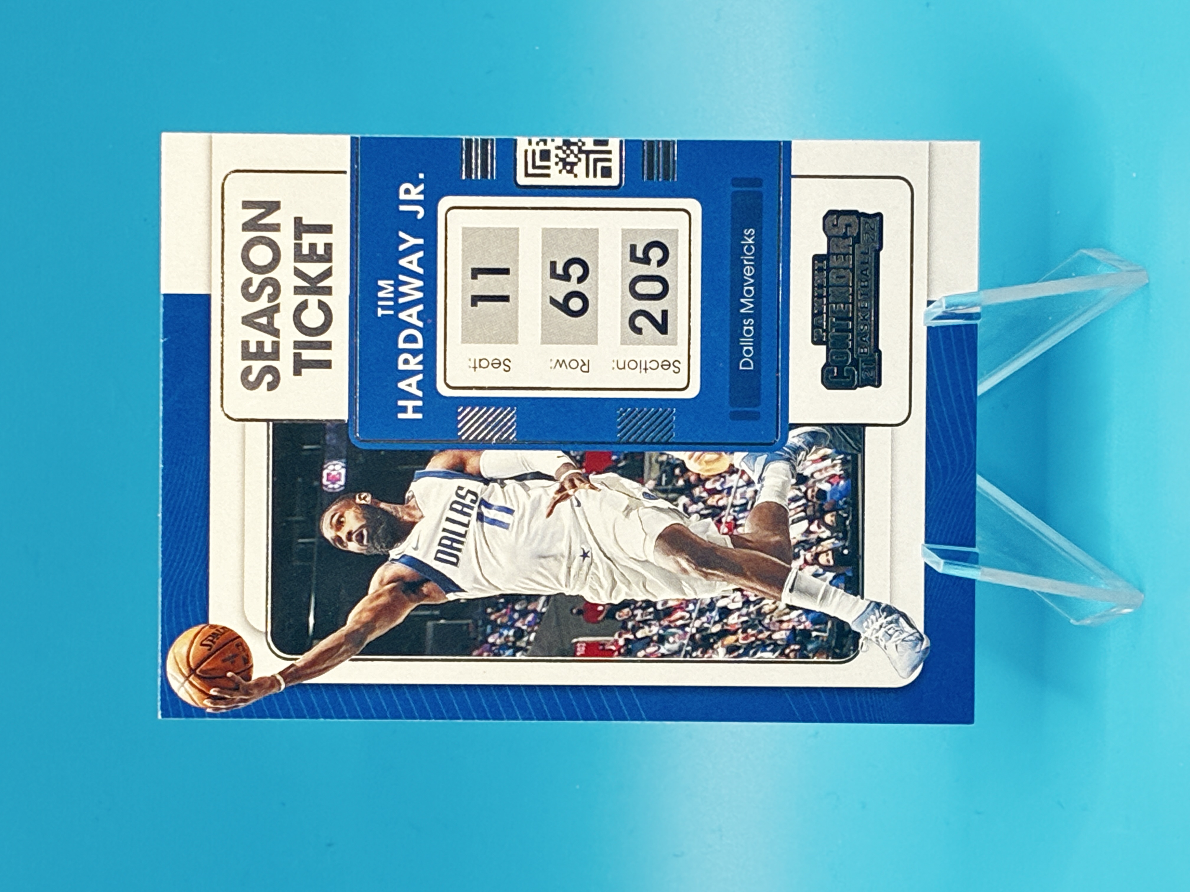 2021/2022 Panini Contenders Basketball Tim Hardaway Jr. Season Ticket #28 Dallas Mavericks – Vorderseite