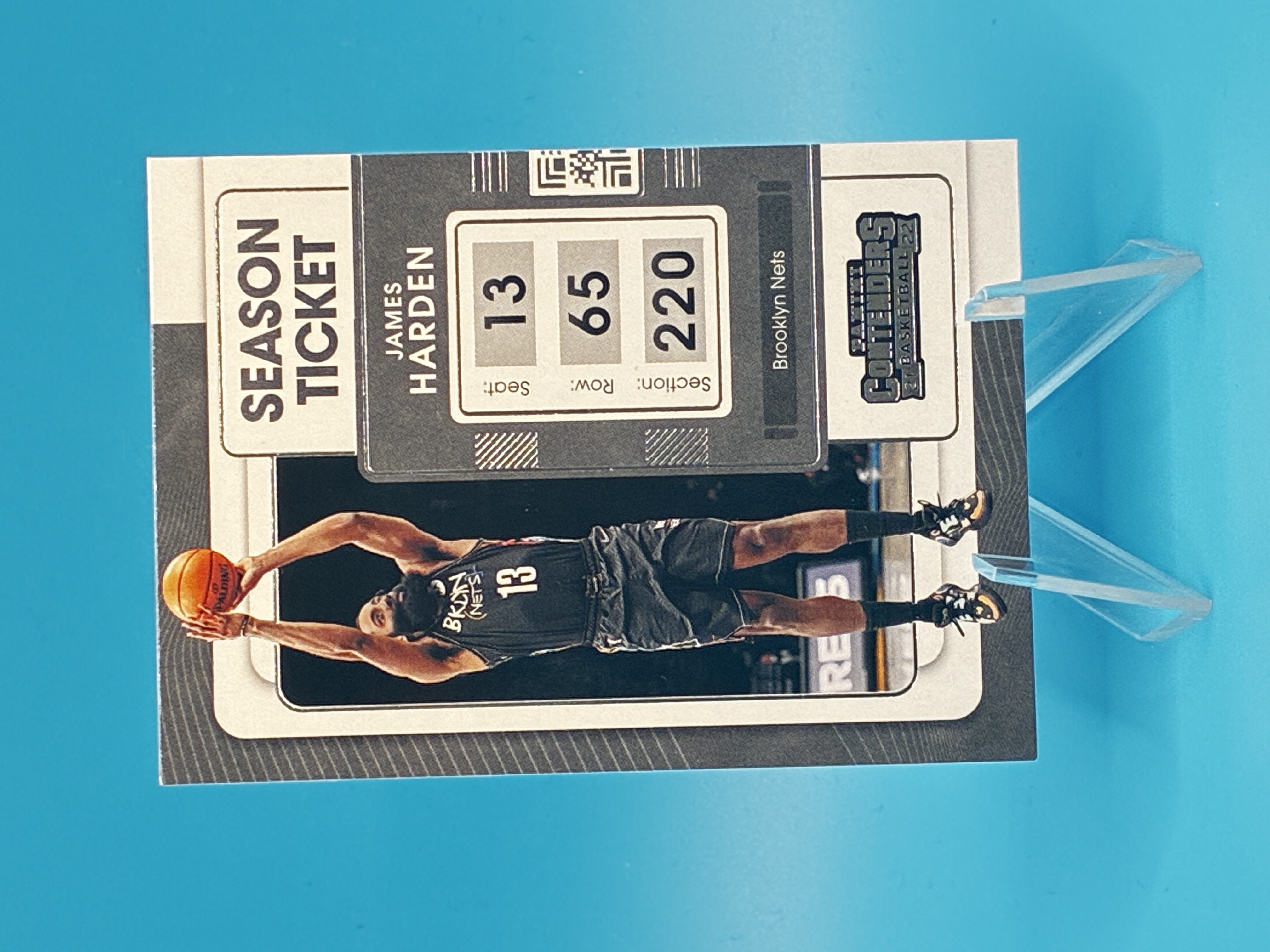 2021/2022 Panini Contenders Basketball James Harden Season Ticket #64 Brooklyn Nets – Vorderseite