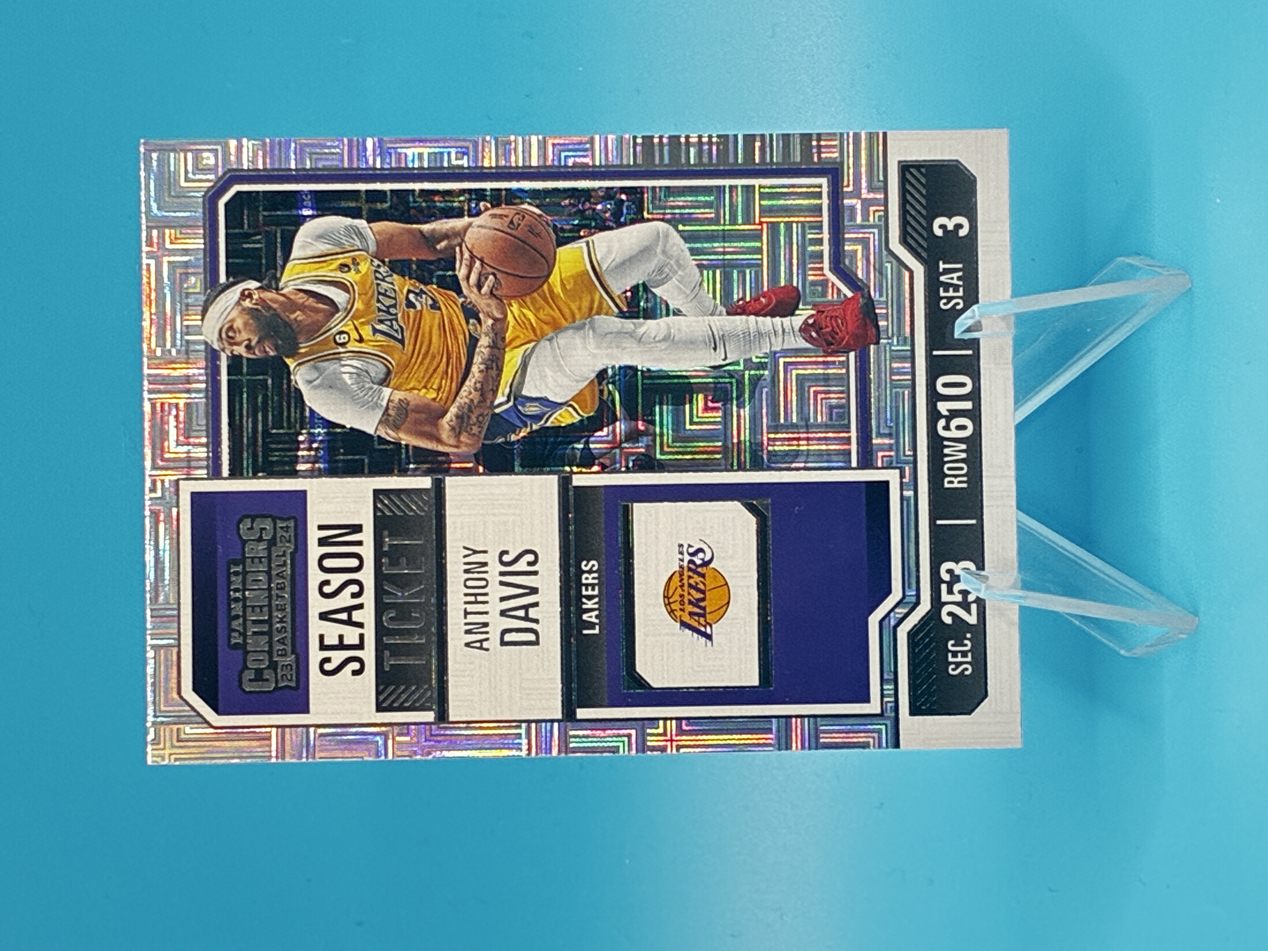 2023/2024 Panini Contenders Anthony Davis Choice #12 Los Angeles Lakers – Vorderseite