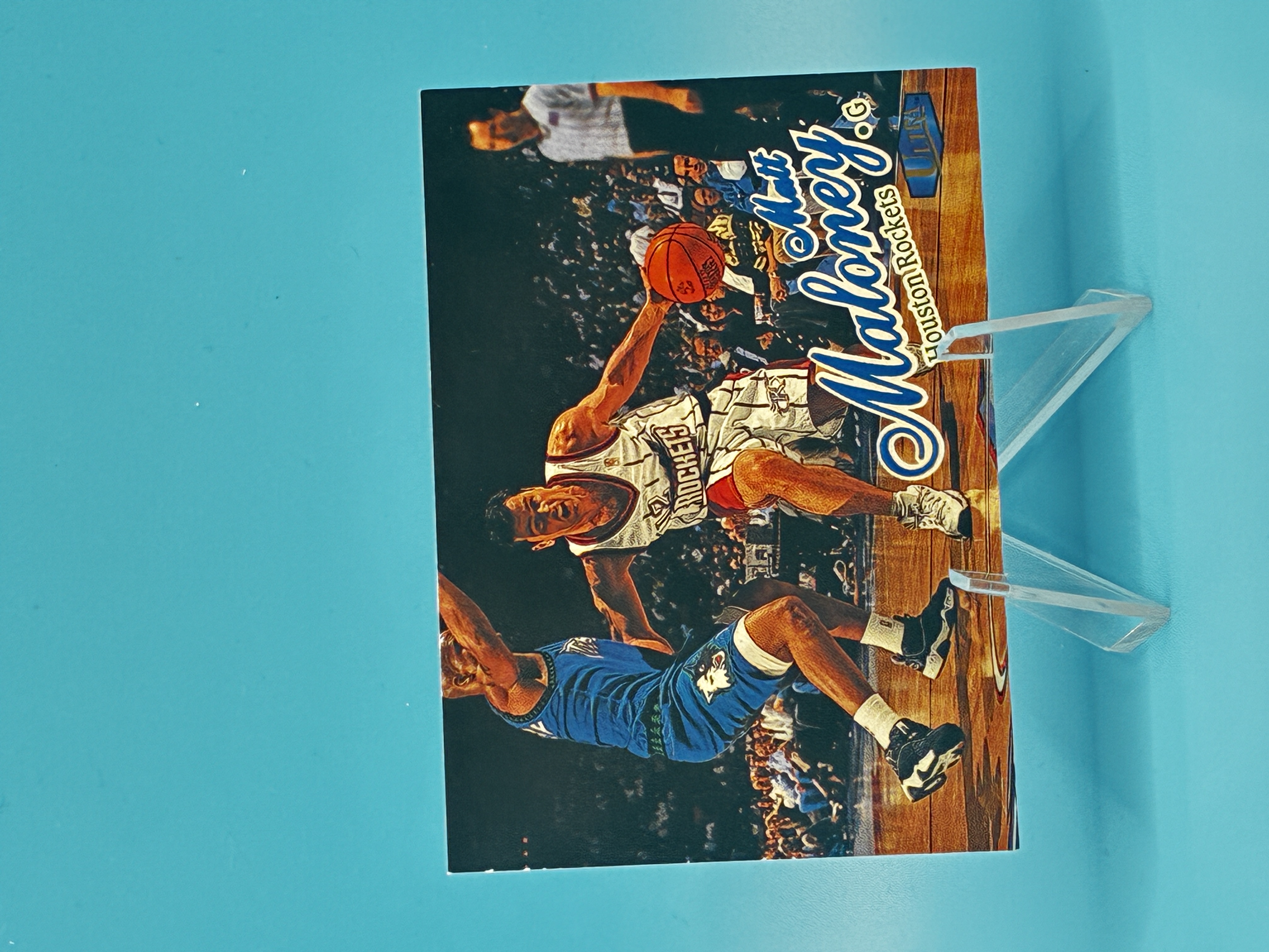 1997/1998 Fleer Fleer Matt Maloney #15 Houston Rockets – Vorderseite