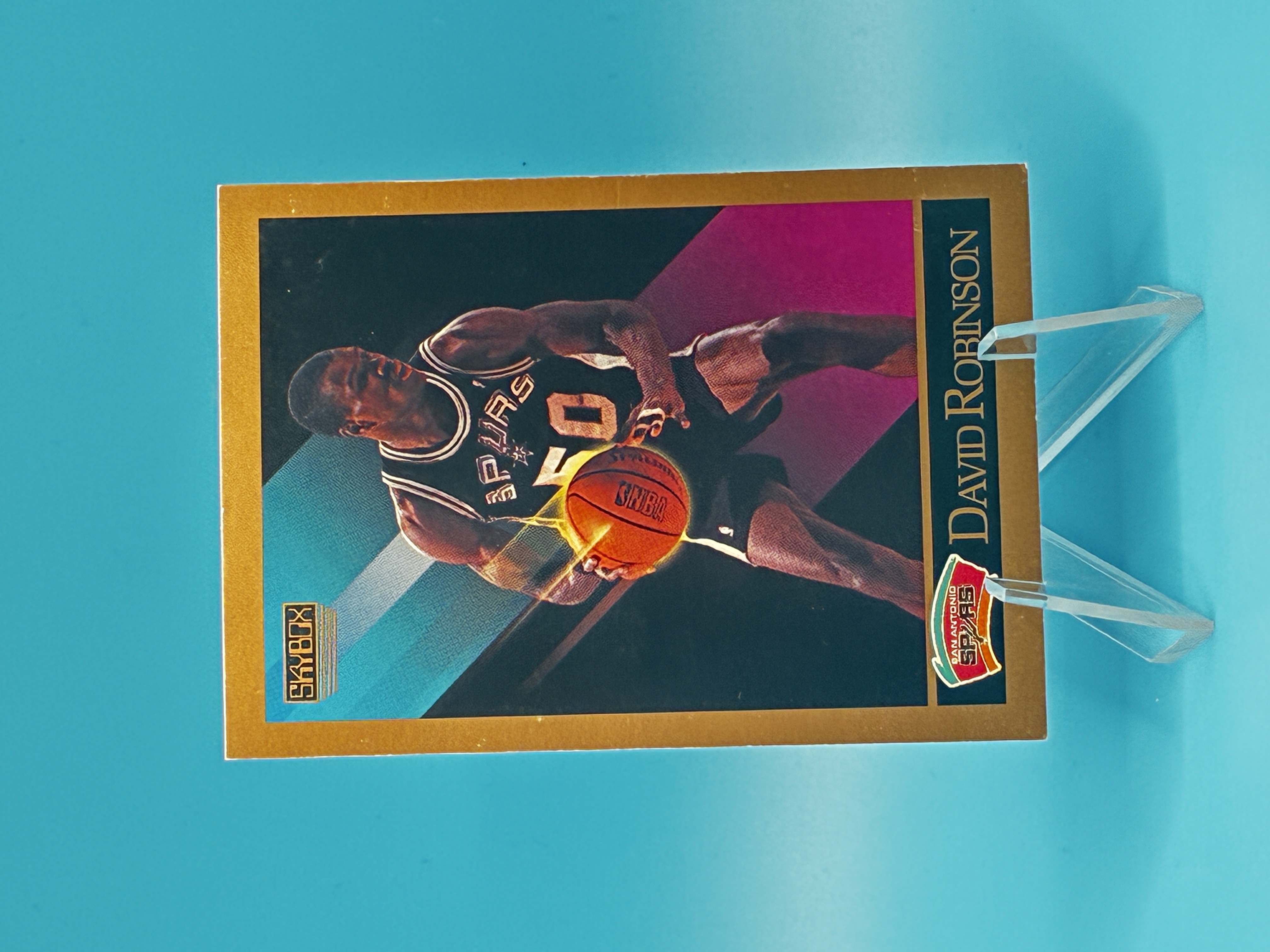 1990/1991 SkyBox Basketball David Robinson #260 San Antonio Spurs – Vorderseite