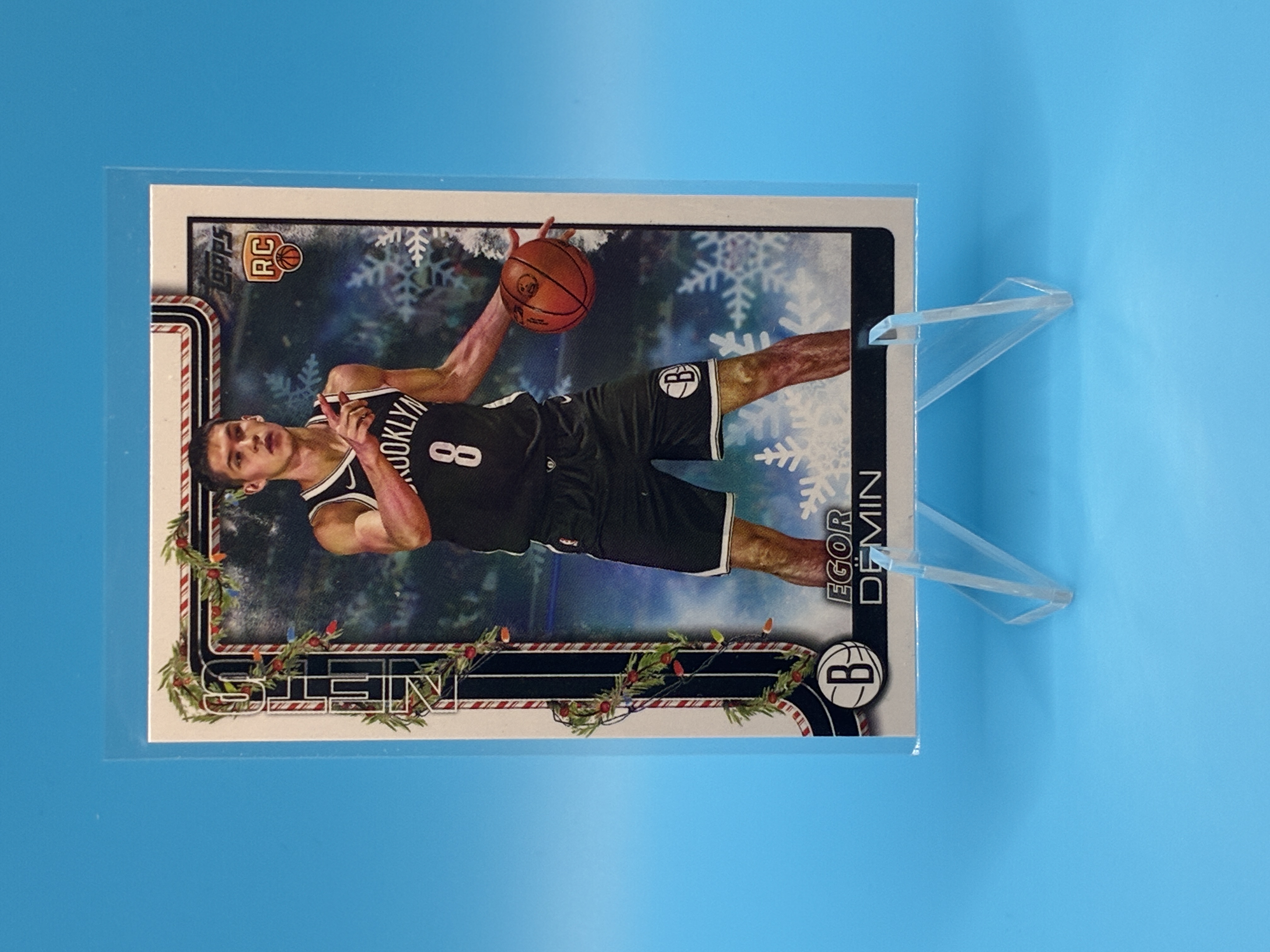 2025/2026 Topps Holiday Egor Demin #H168 Brooklyn Nets – Vorderseite
