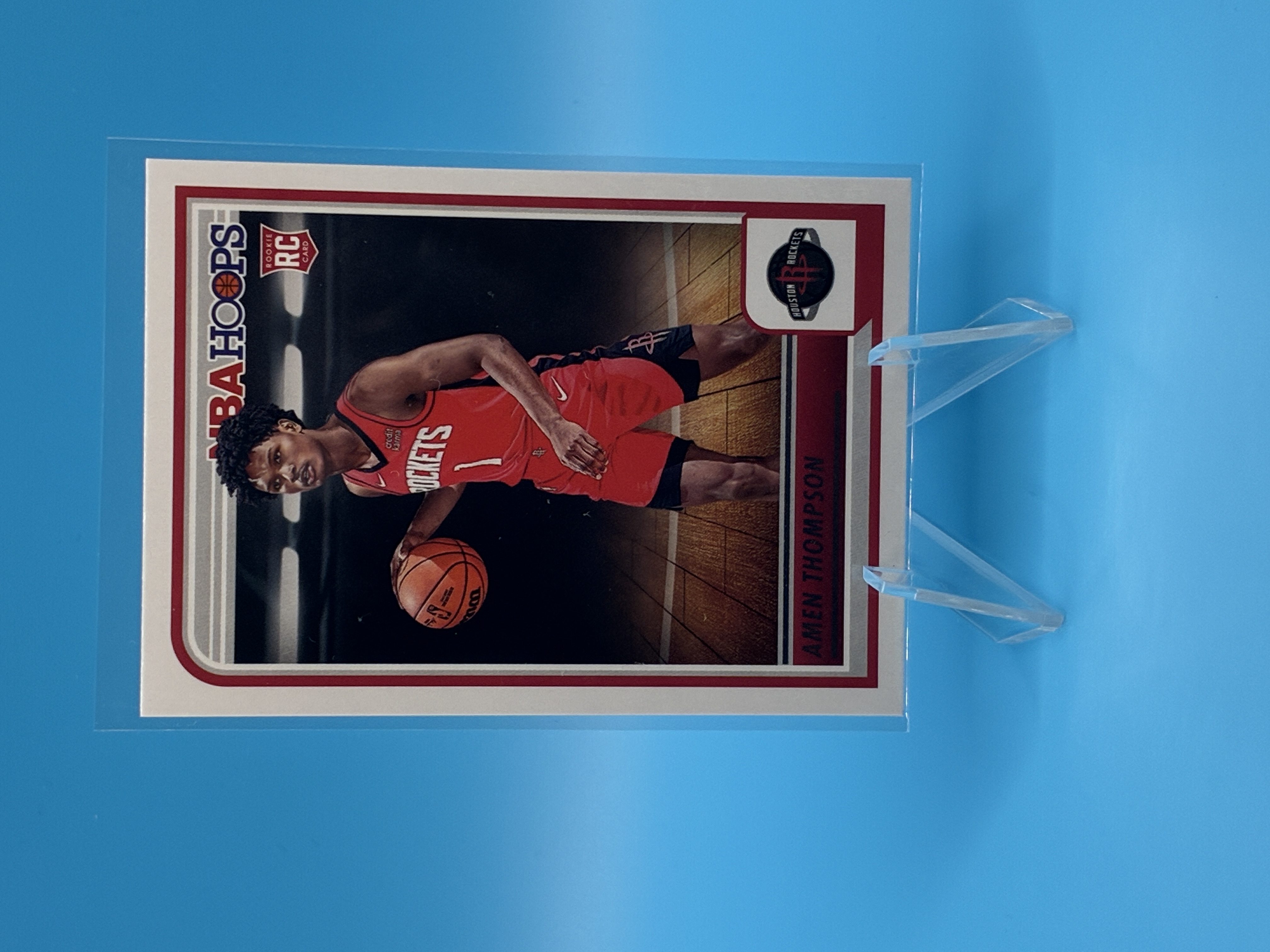 2023/2024 Panini Hoops Amen Thompson #242 Houston Rockets – Vorderseite