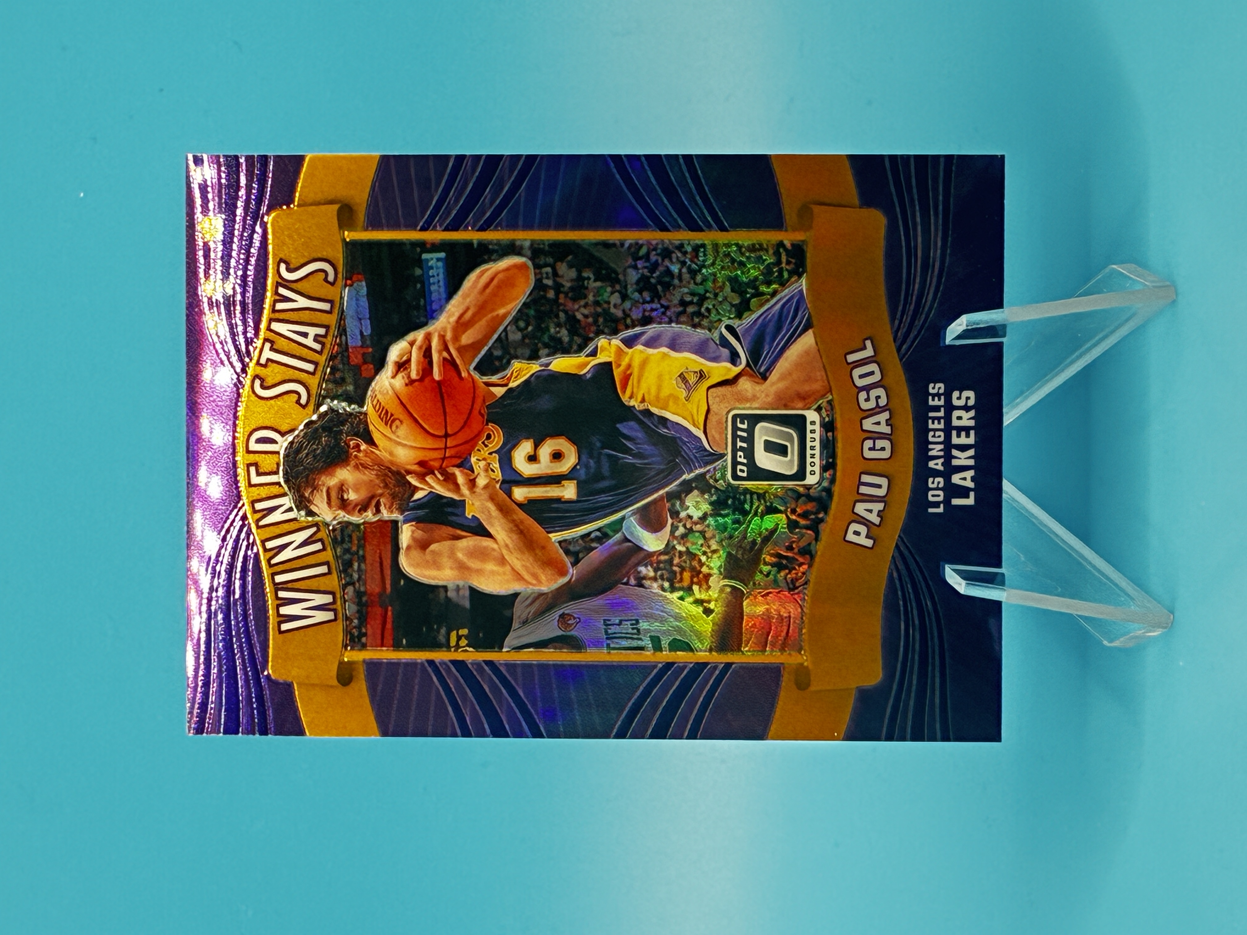 2023/2024 Panini Optic Pau Gasol Winner Stays #7 Los Angeles Lakers – Vorderseite