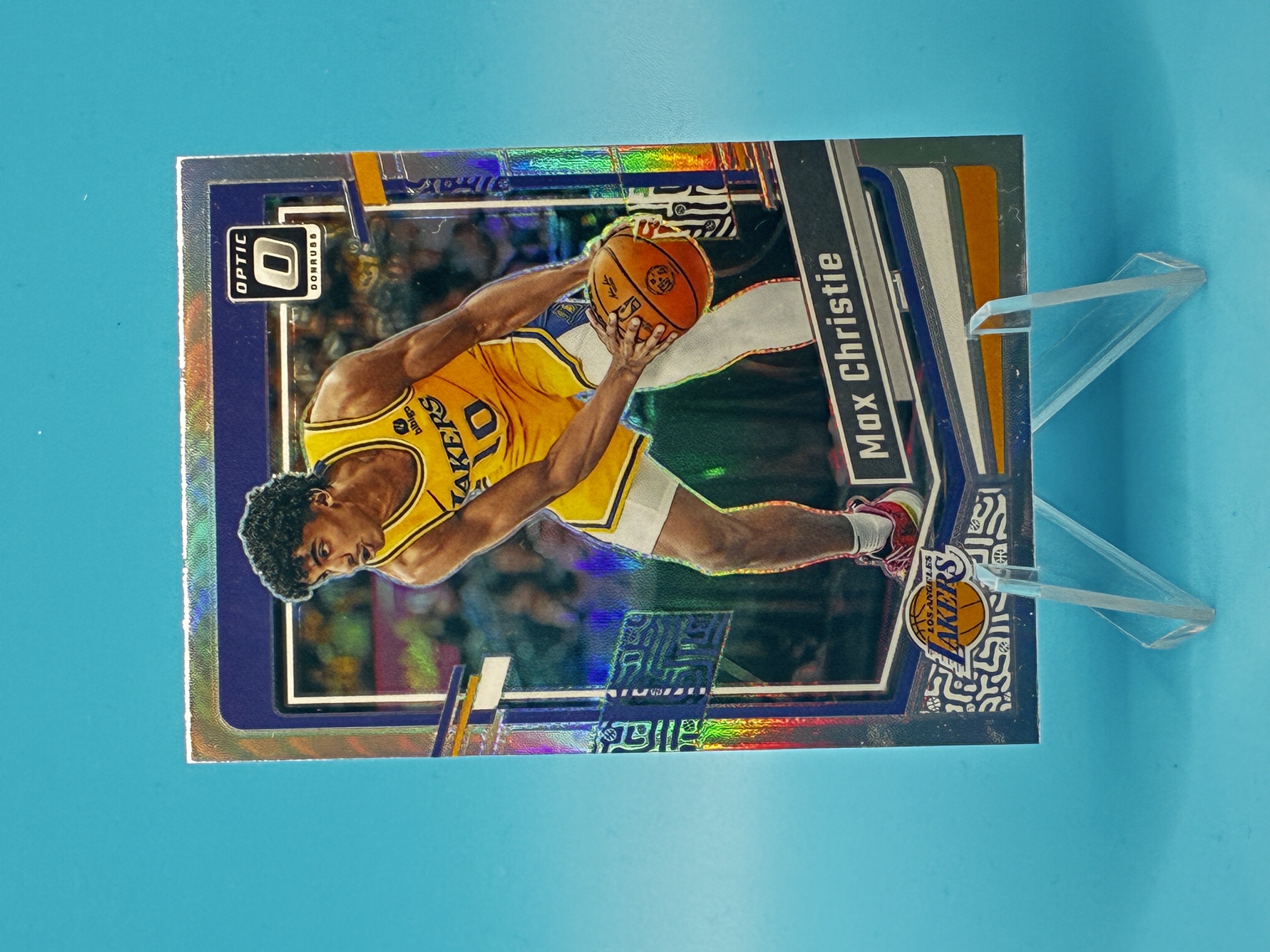 2023/2024 Panini Optic Max Christie Holo #88 Los Angeles Lakers – Vorderseite