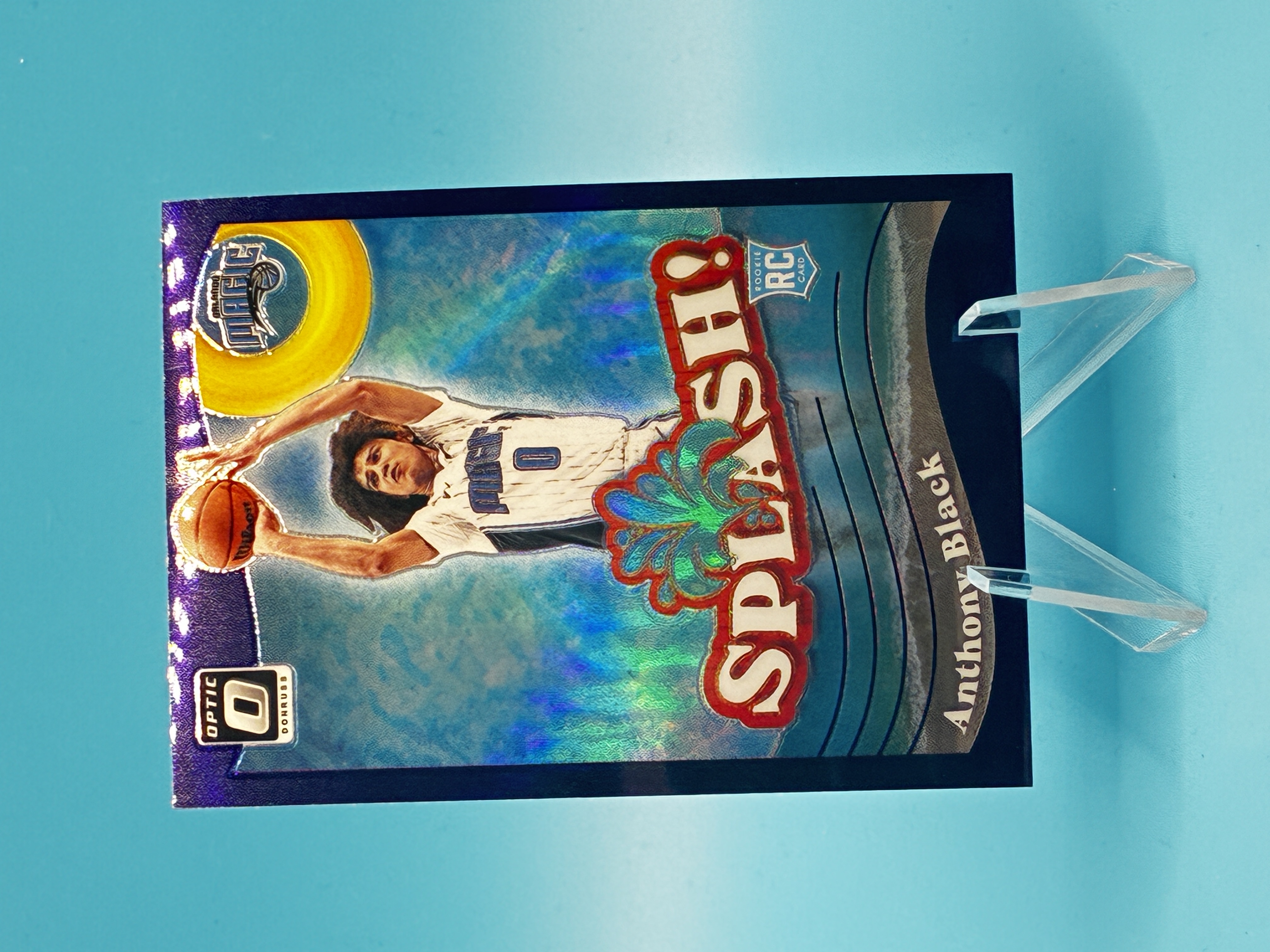 2023/2024 Panini Optic Anthony Black Purple Splash! #13 Orlando Magic – Vorderseite