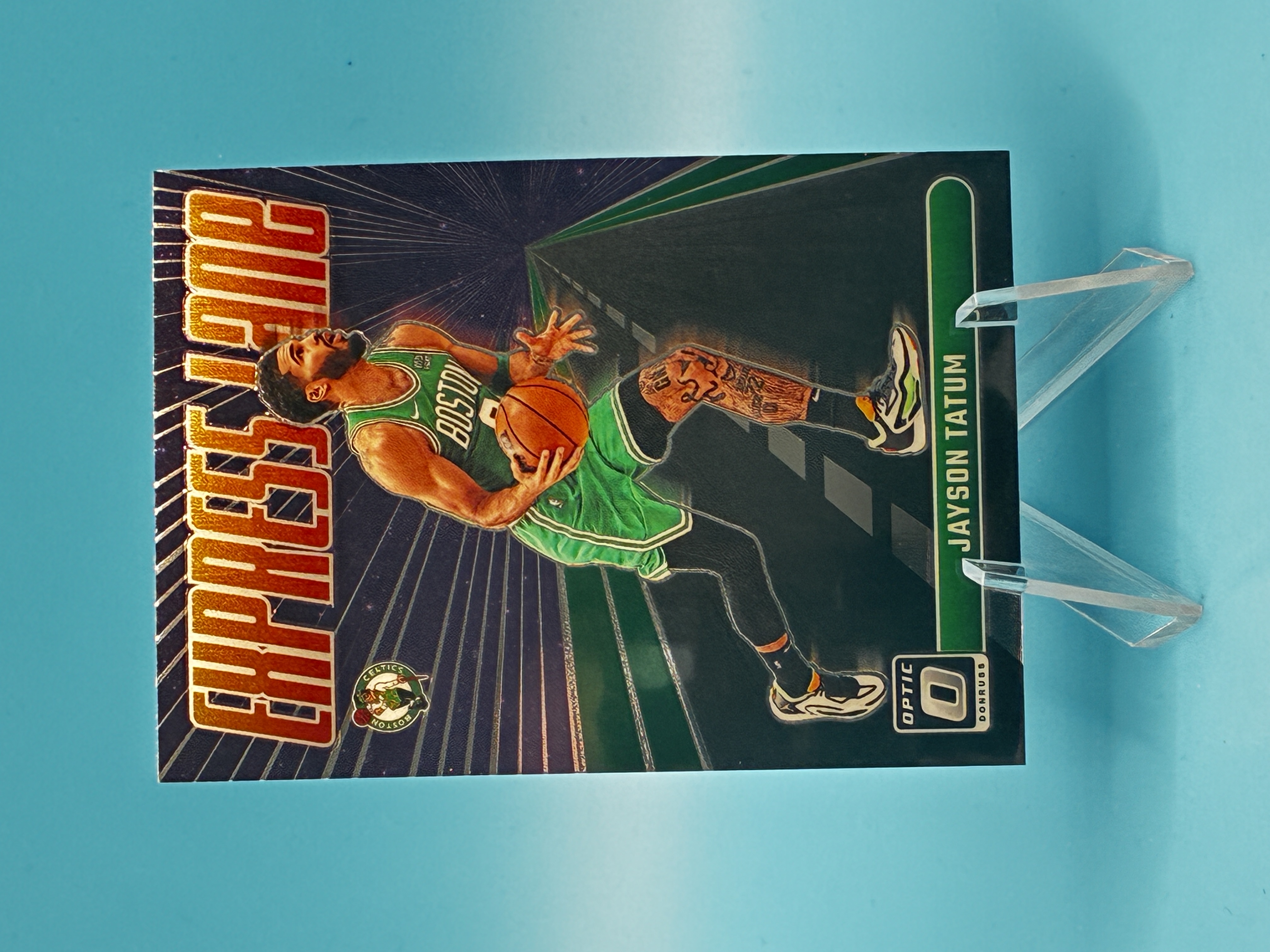 2023/2024 Panini Optic Jayson Tatum Express Lane #12 Boston Celtics – Vorderseite