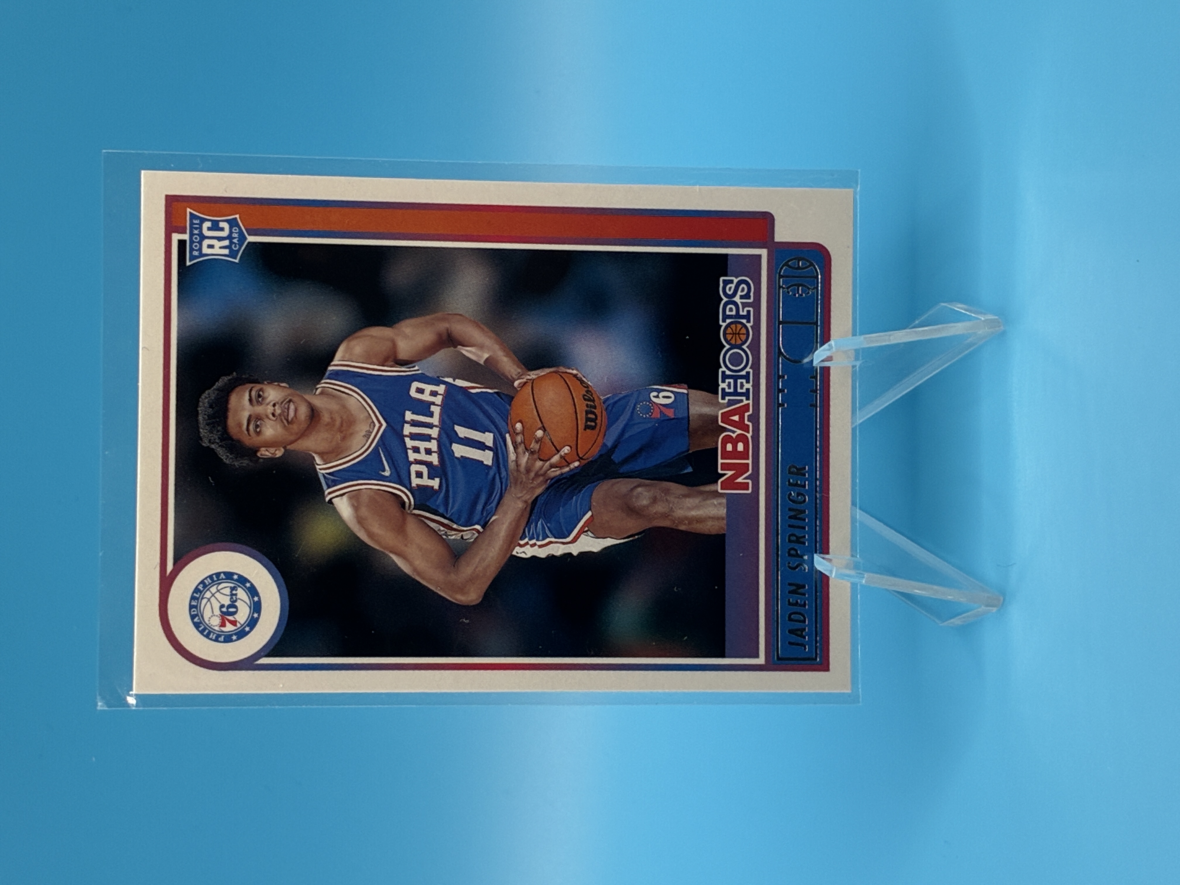 2021/2022 Panini Hoops Jaden Springer #239 Philadelphia 76ers – Vorderseite