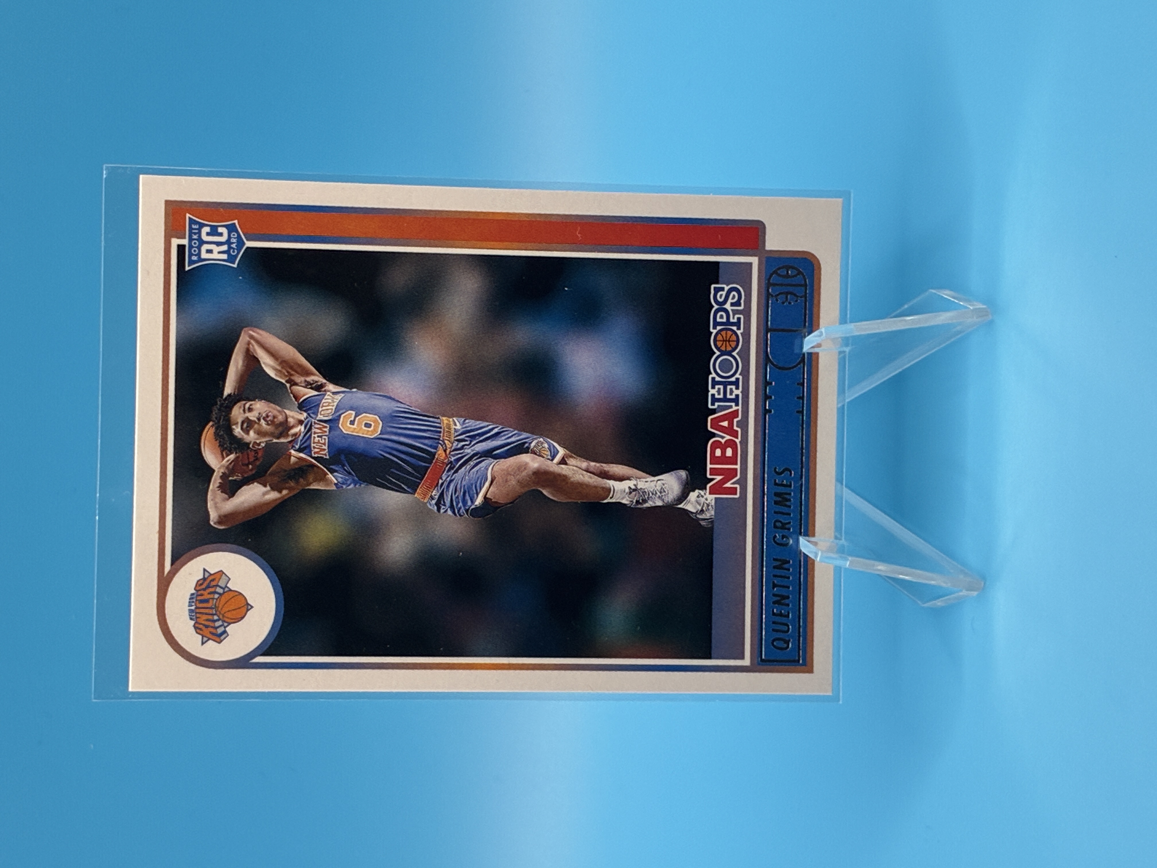 2021/2022 Panini Hoops Quentin Grimes #206 New York Knicks – Vorderseite